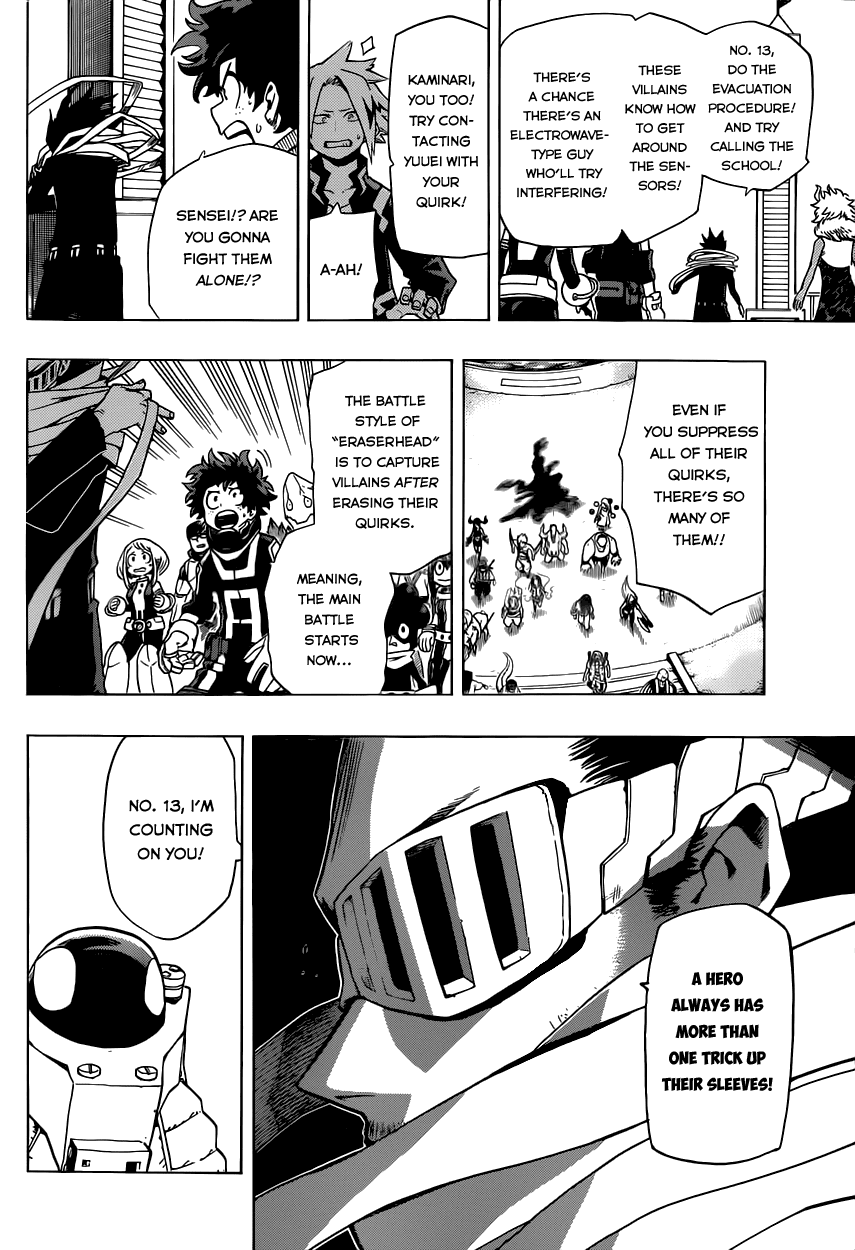 Boku no Hero Academia Chapter 14 page 4 - Chapter 14: Face-Off Against The Unkown