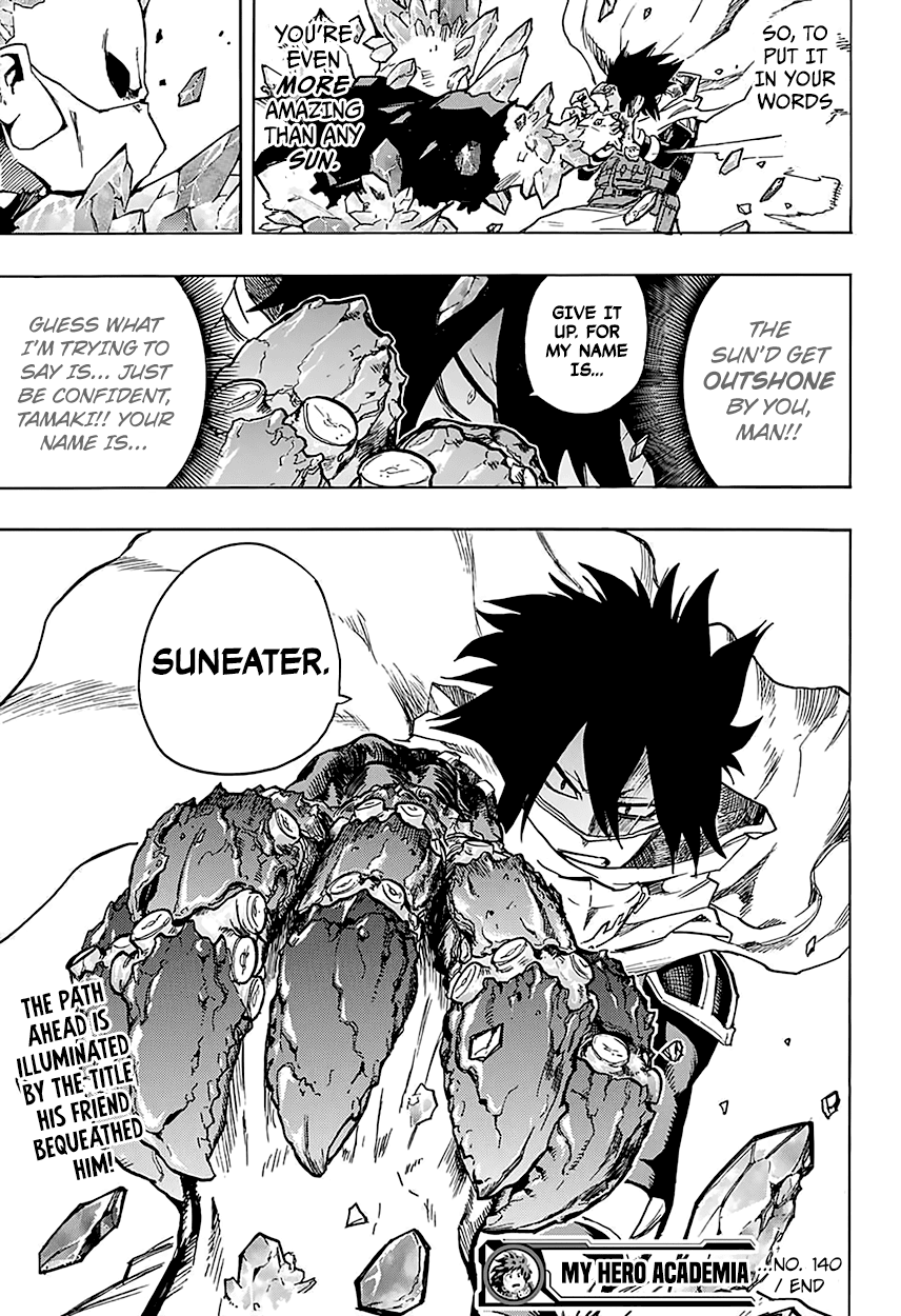 Boku no Hero Academia Chapter 140 page 21 - Chapter 140: Suneater of the Big 3