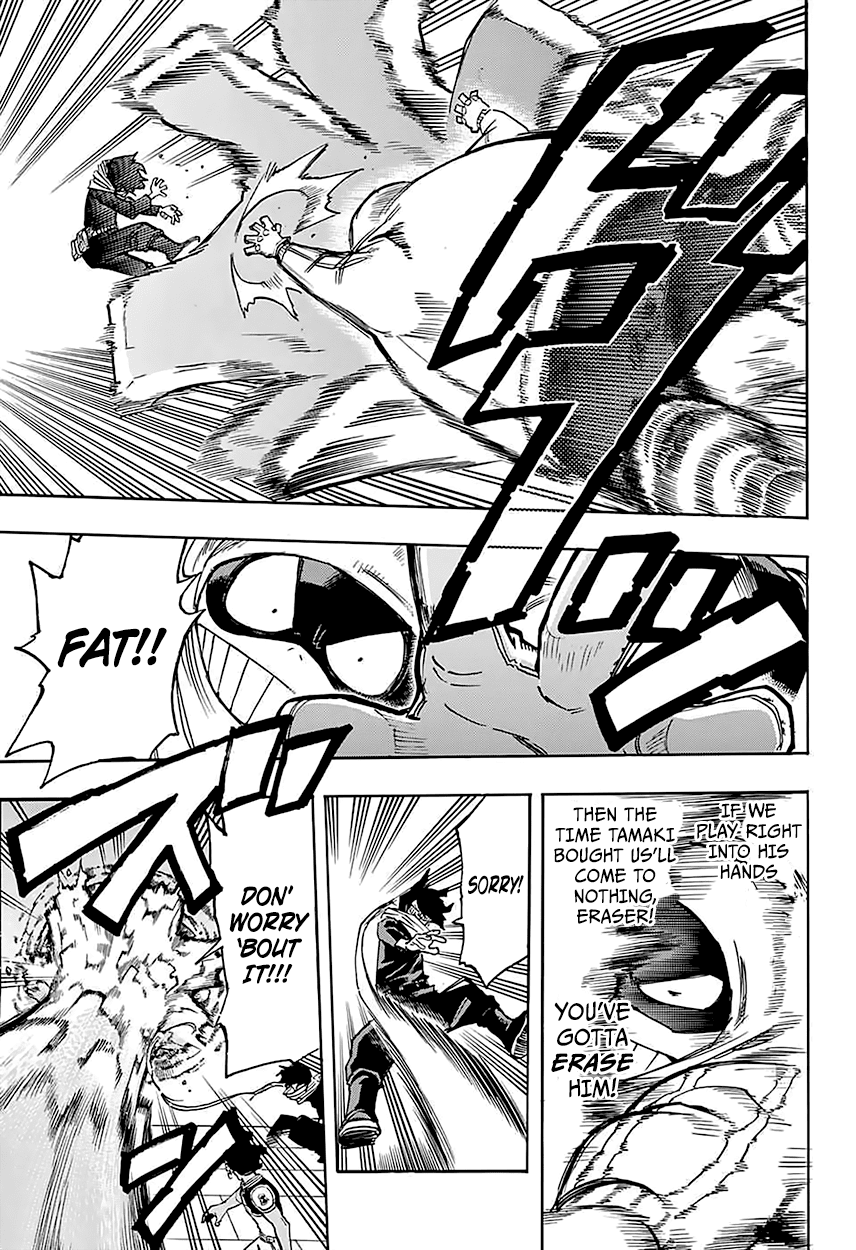 Boku no Hero Academia Chapter 142 page 13 - Chapter 142: A Shield, a Shield, a Spear, and a Shield