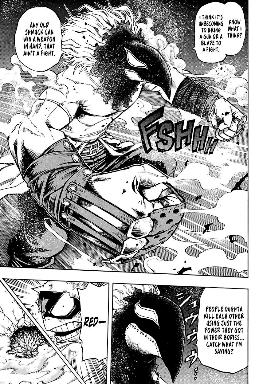 Boku no Hero Academia Chapter 142 page 17 - Chapter 142: A Shield, a Shield, a Spear, and a Shield
