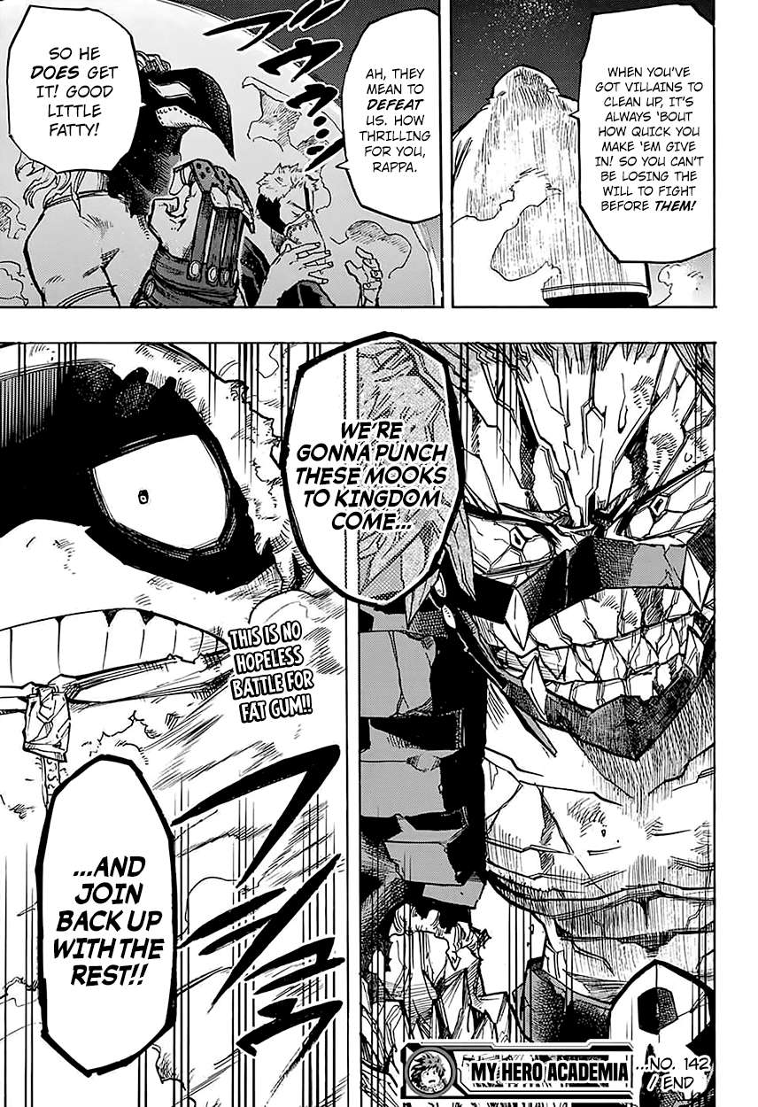 Boku no Hero Academia Chapter 142 page 23 - Chapter 142: A Shield, a Shield, a Spear, and a Shield