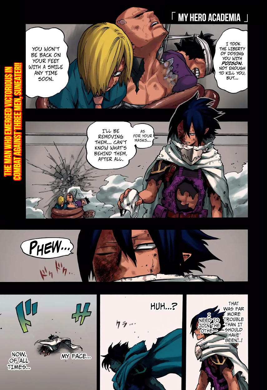 Boku no Hero Academia Chapter 142 page 4 - Chapter 142: A Shield, a Shield, a Spear, and a Shield