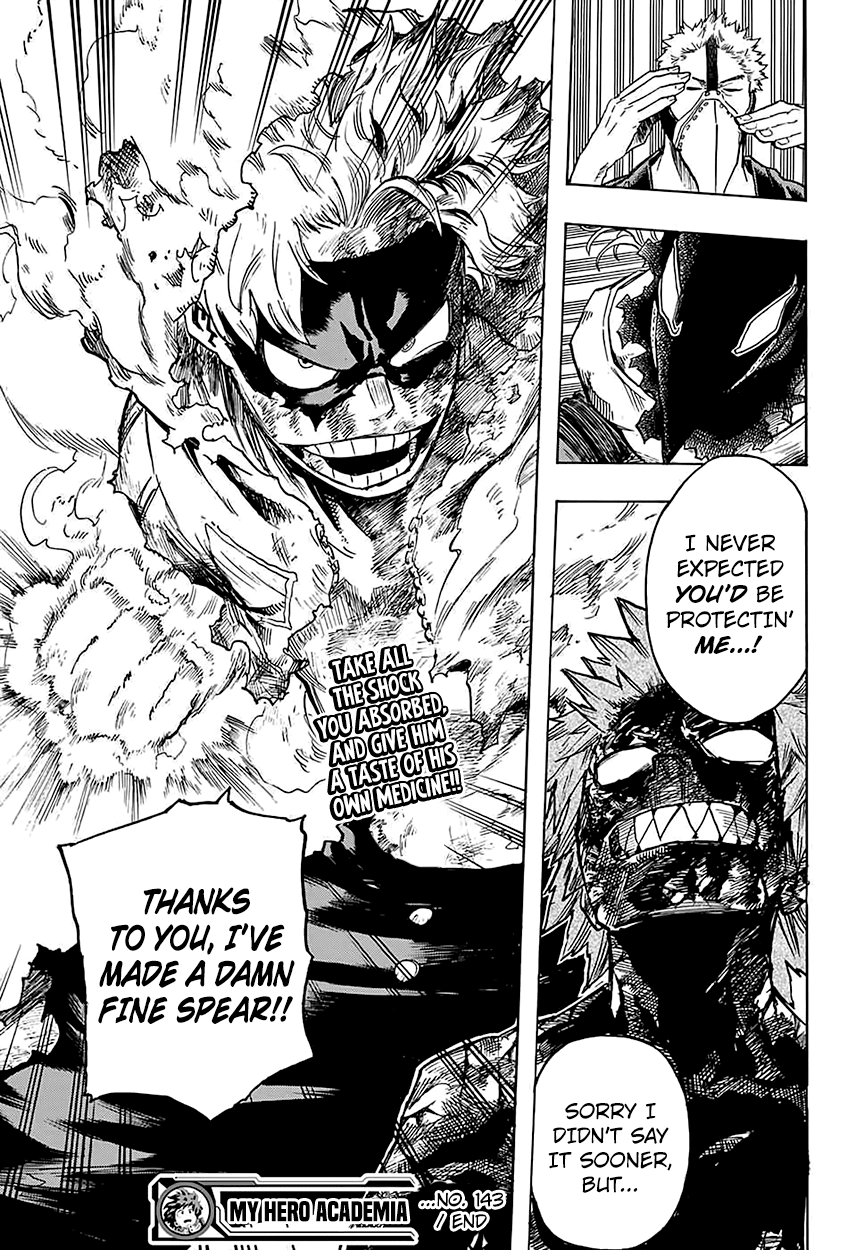 Boku no Hero Academia Chapter 143 page 18 - Chapter 143: C’mon, Rappa, Let’s Have Ourselves a Match!!