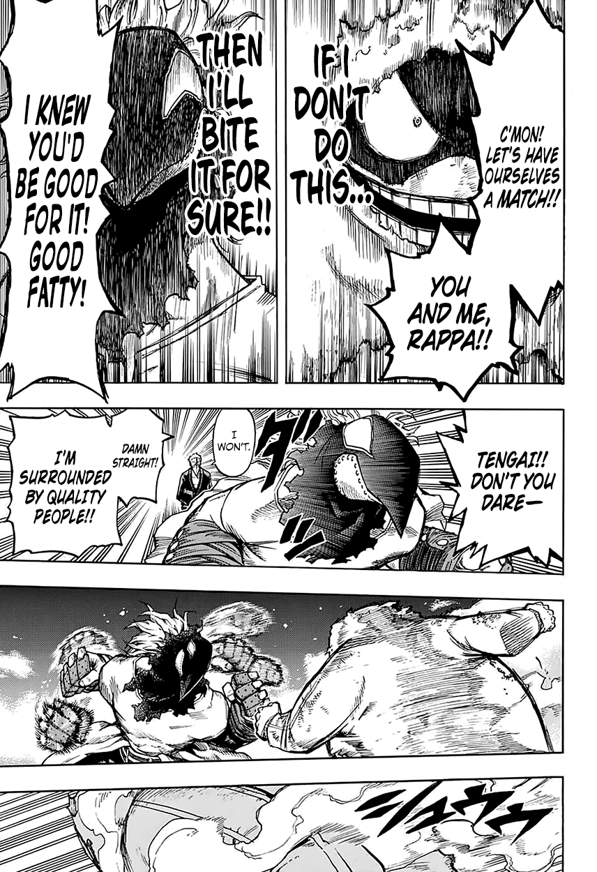 Boku no Hero Academia Chapter 143 page 7 - Chapter 143: C’mon, Rappa, Let’s Have Ourselves a Match!!