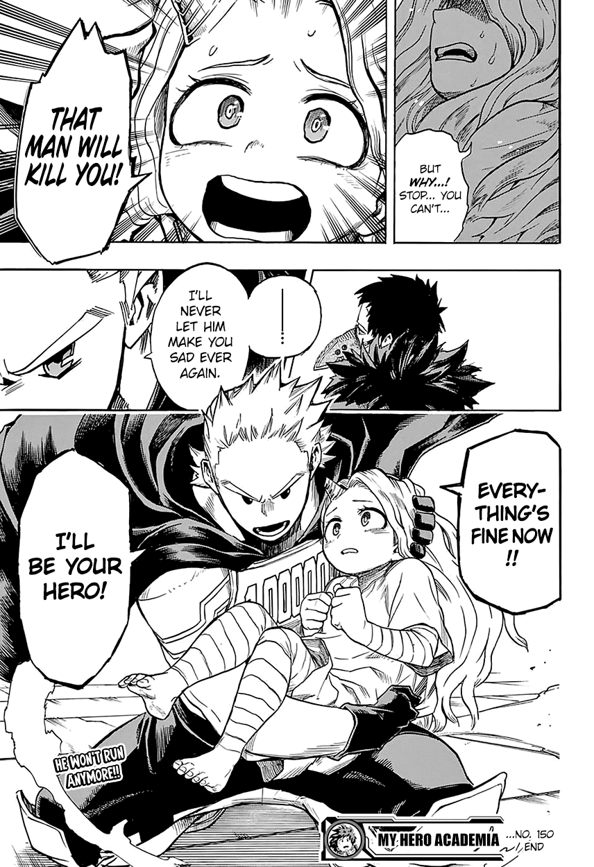 Boku no Hero Academia Chapter 150 page 18 - Chapter 150: Toogata Mirio