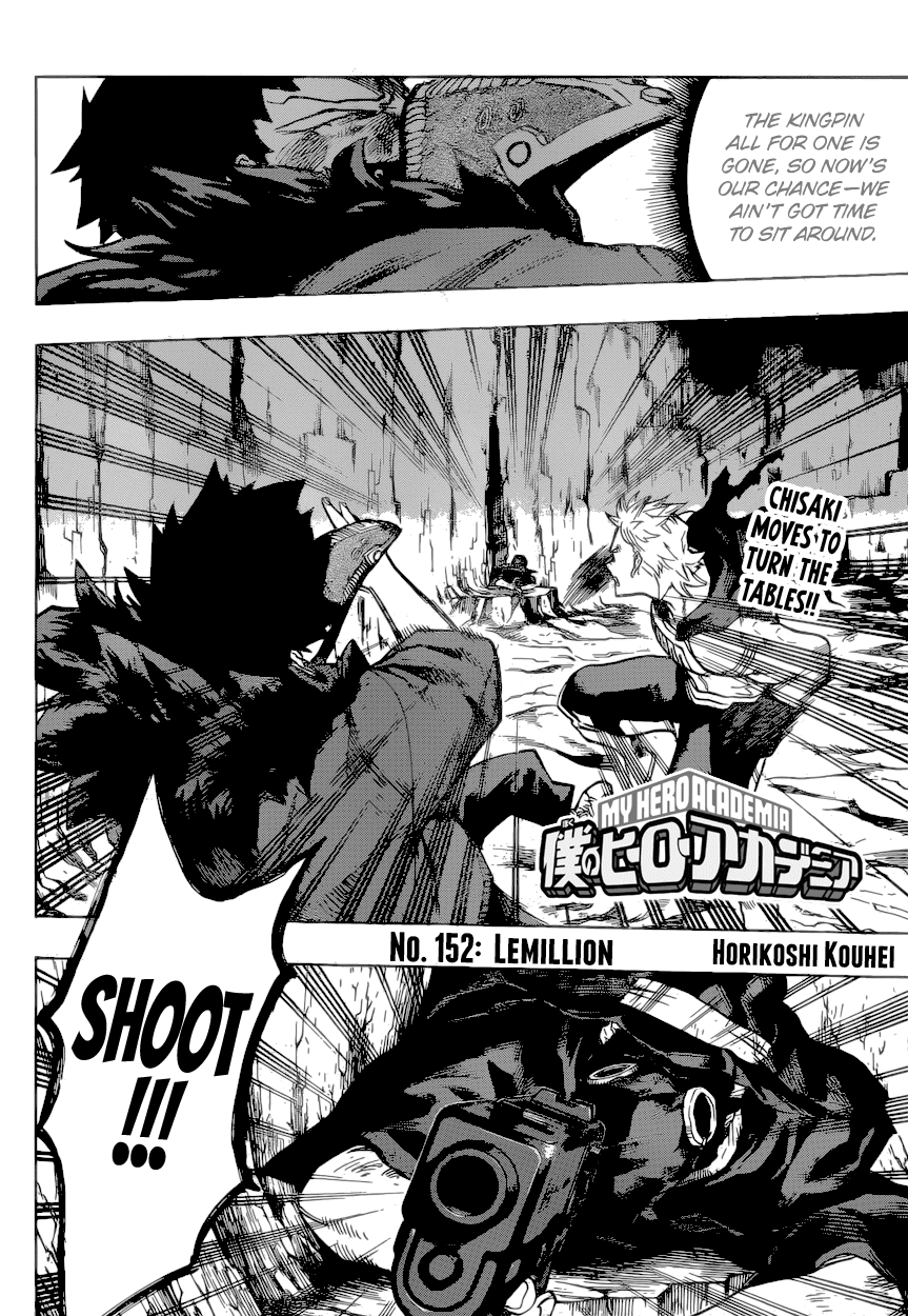 Boku no Hero Academia Chapter 152 page 5 - Chapter 152: Lemillion
