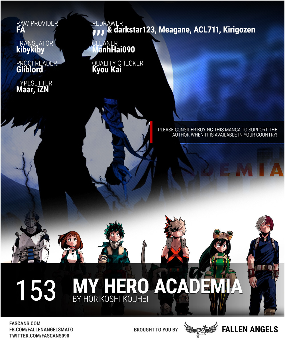 Boku no Hero Academia Chapter 153 page 1 - Chapter 153: Transformation!