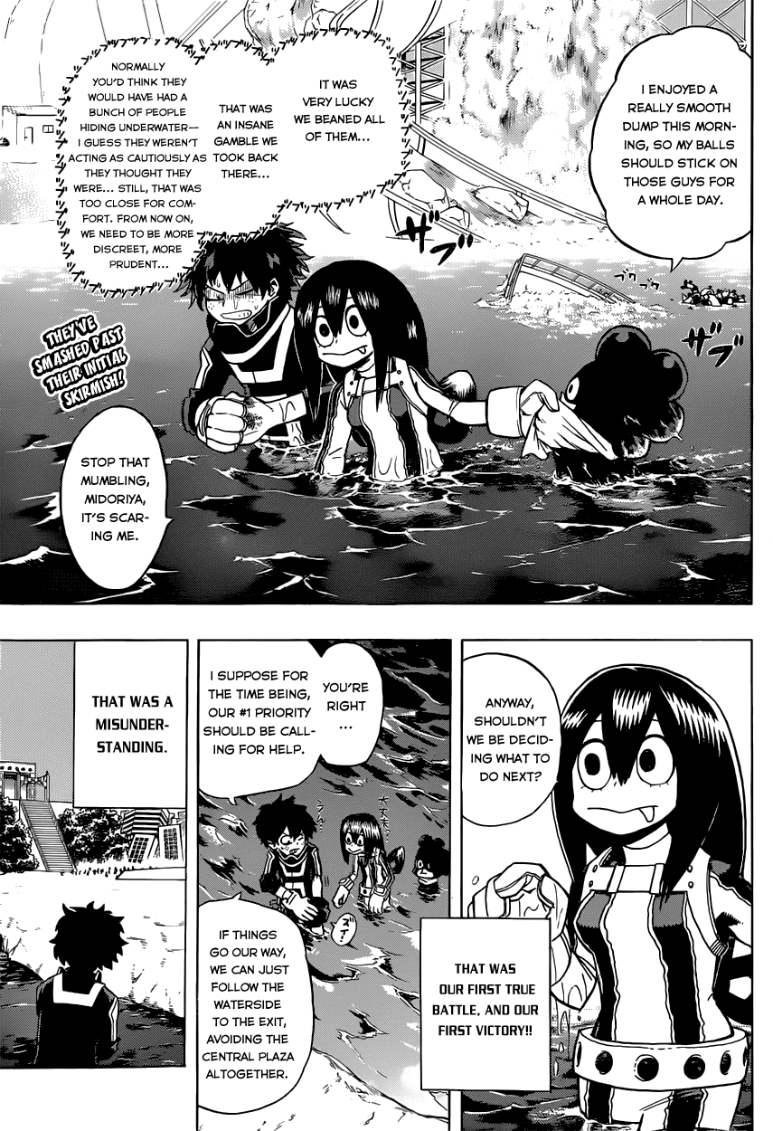 Boku no Hero Academia Chapter 16 page 1 - Chapter 16: Know Your Enemies