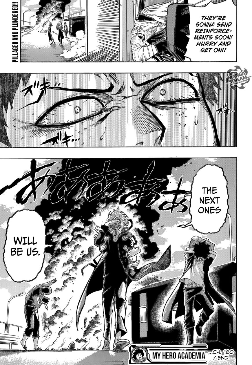 Boku no Hero Academia Chapter 160 page 18 - Chapter 160 : Highway