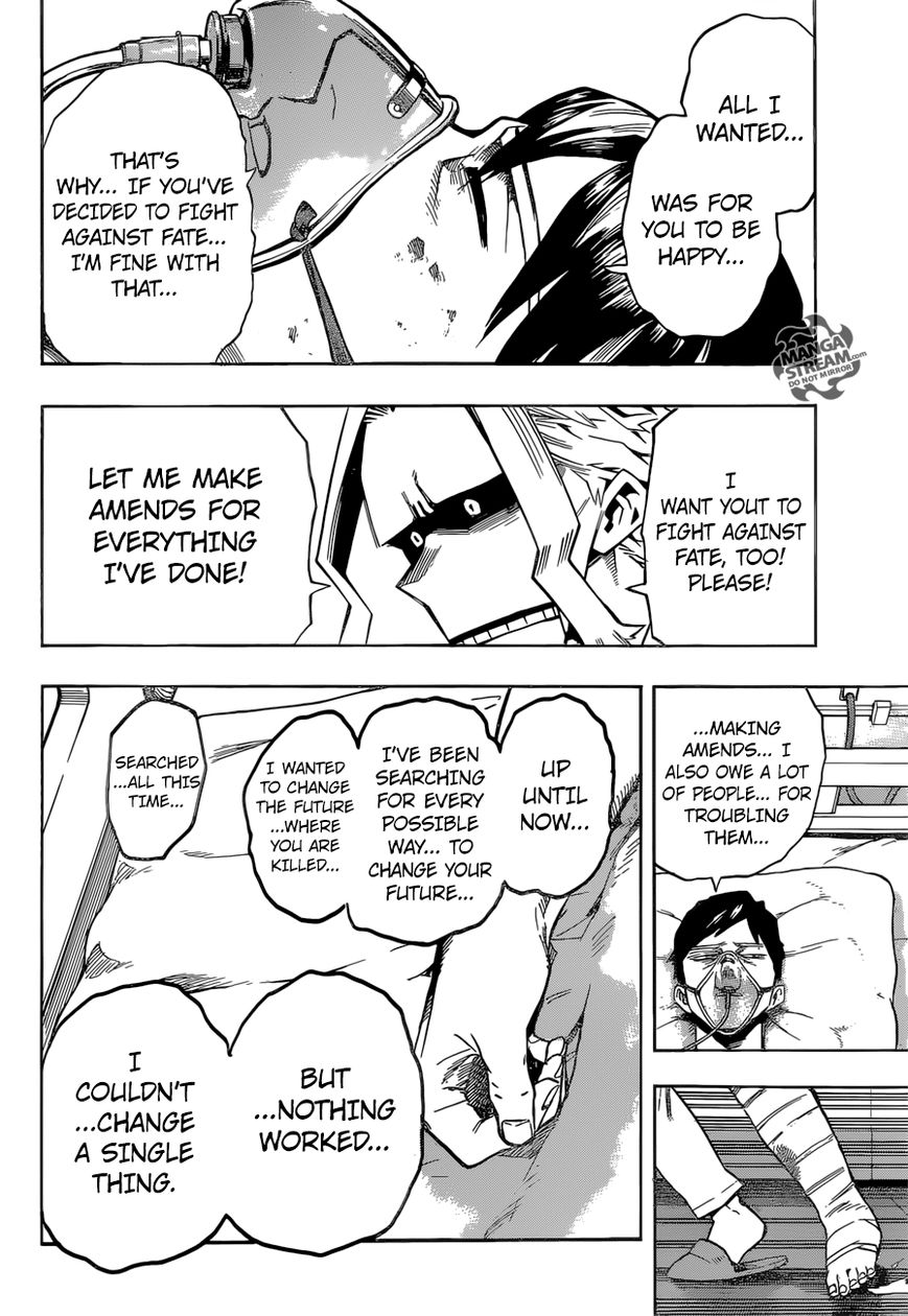 Boku no Hero Academia Chapter 161 page 11 - Chapter 161 : A Bright Future