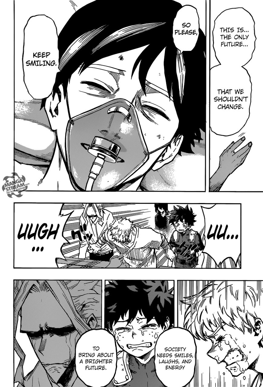 Boku no Hero Academia Chapter 161 page 17 - Chapter 161 : A Bright Future
