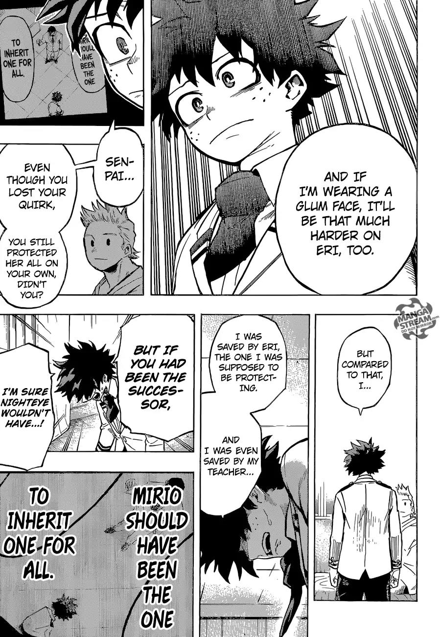 Boku no Hero Academia Chapter 162 page 10 - Chapter 162: One Who is Worthy