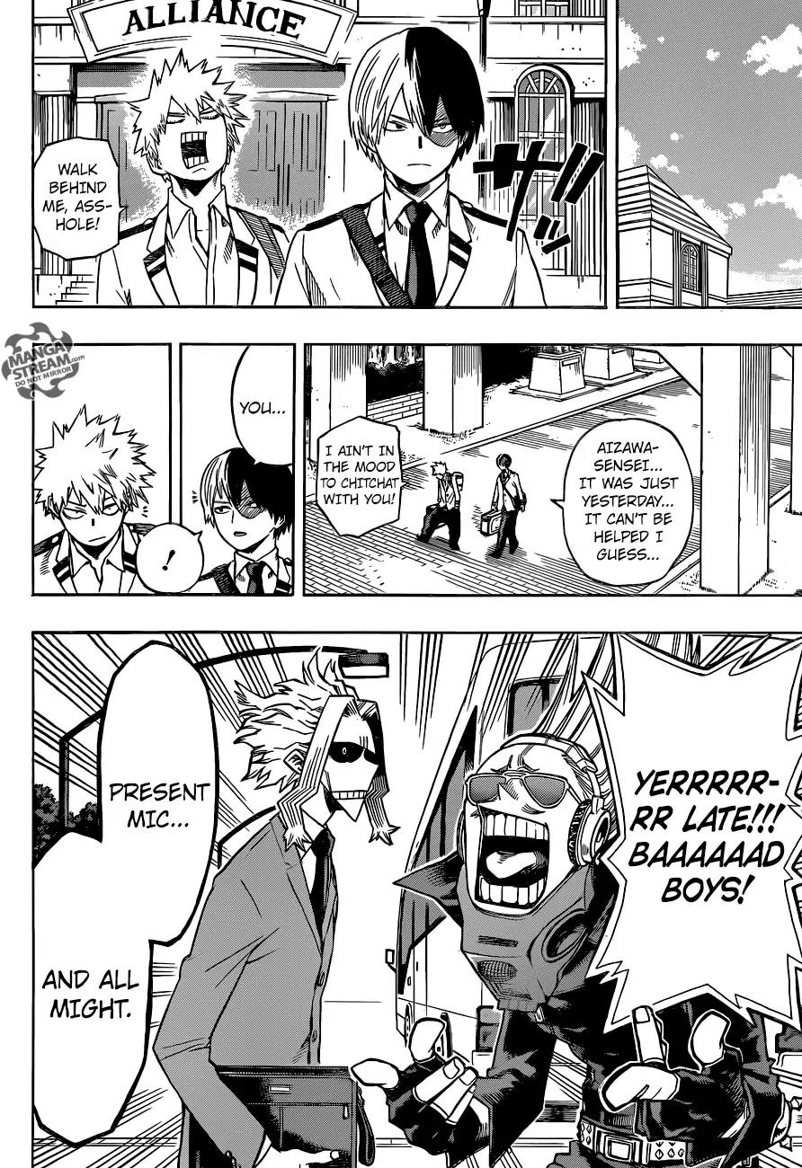 Boku no Hero Academia Chapter 163 page 10 - Chapter 163: Smoldering Flames