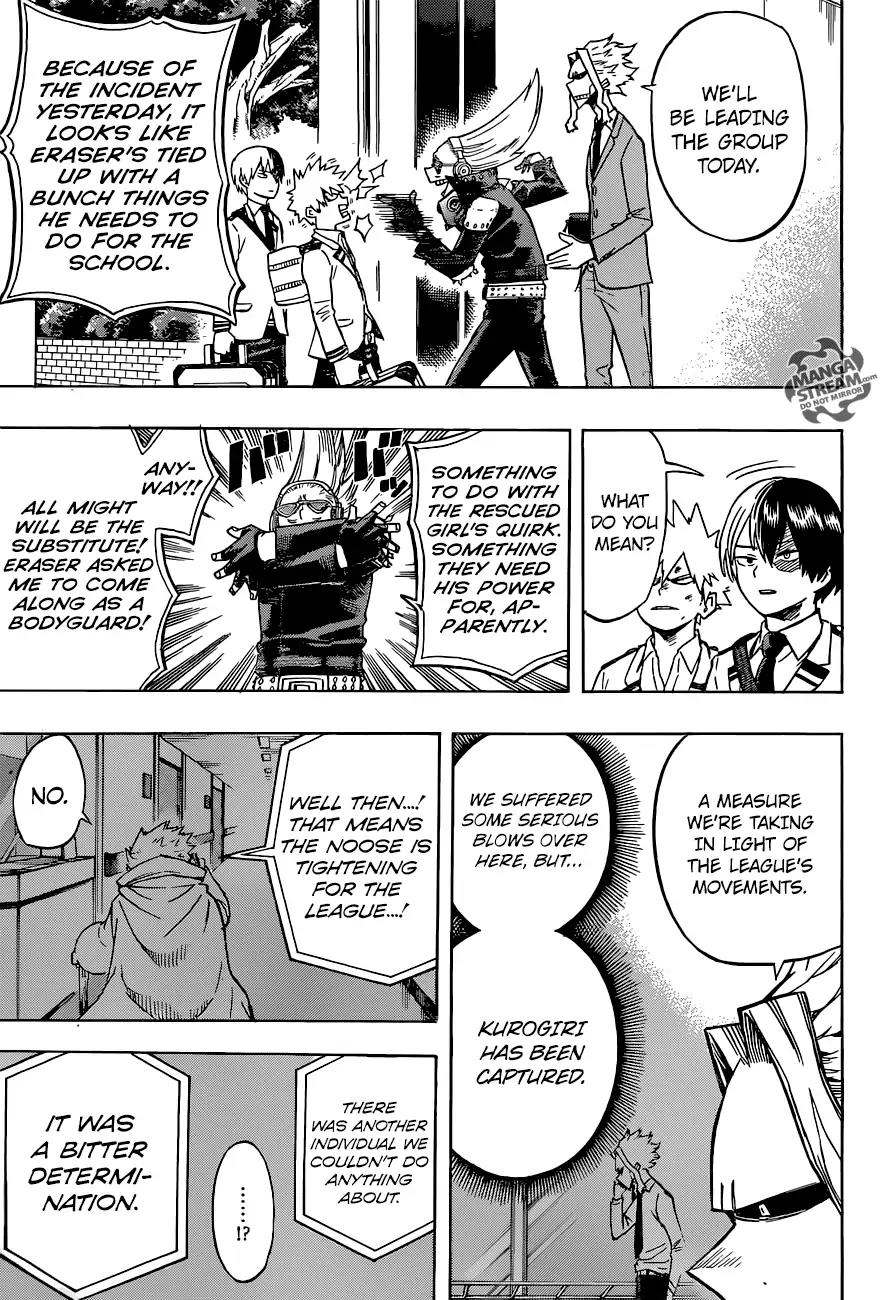 Boku no Hero Academia Chapter 163 page 11 - Chapter 163: Smoldering Flames