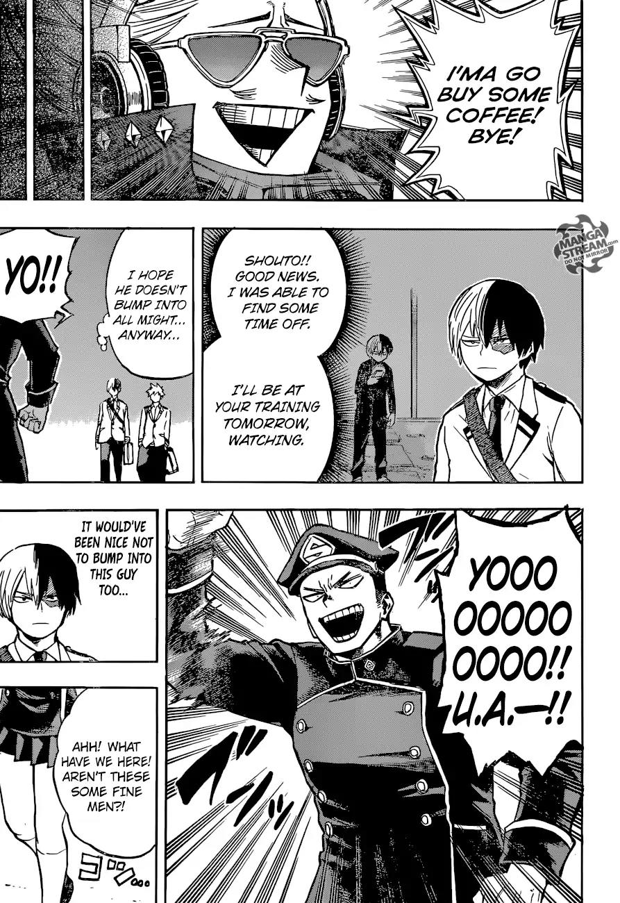 Boku no Hero Academia Chapter 163 page 15 - Chapter 163: Smoldering Flames