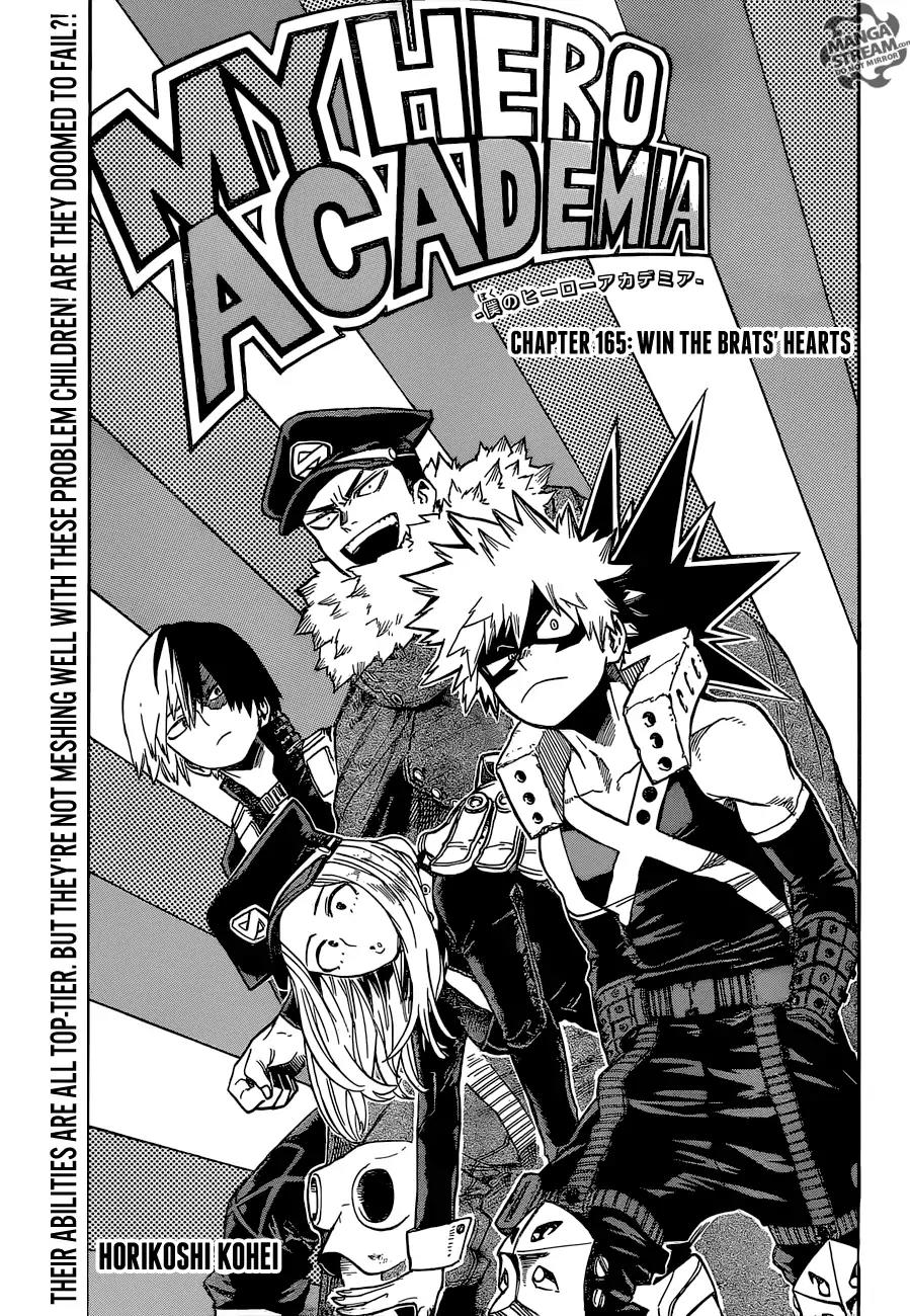 Boku no Hero Academia Chapter 165 page 1 - Chapter 165: Win the Brats' Heart