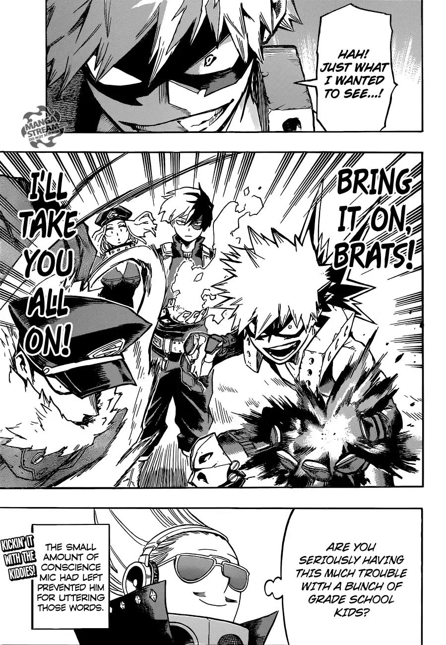 Boku no Hero Academia Chapter 165 page 18 - Chapter 165: Win the Brats' Heart