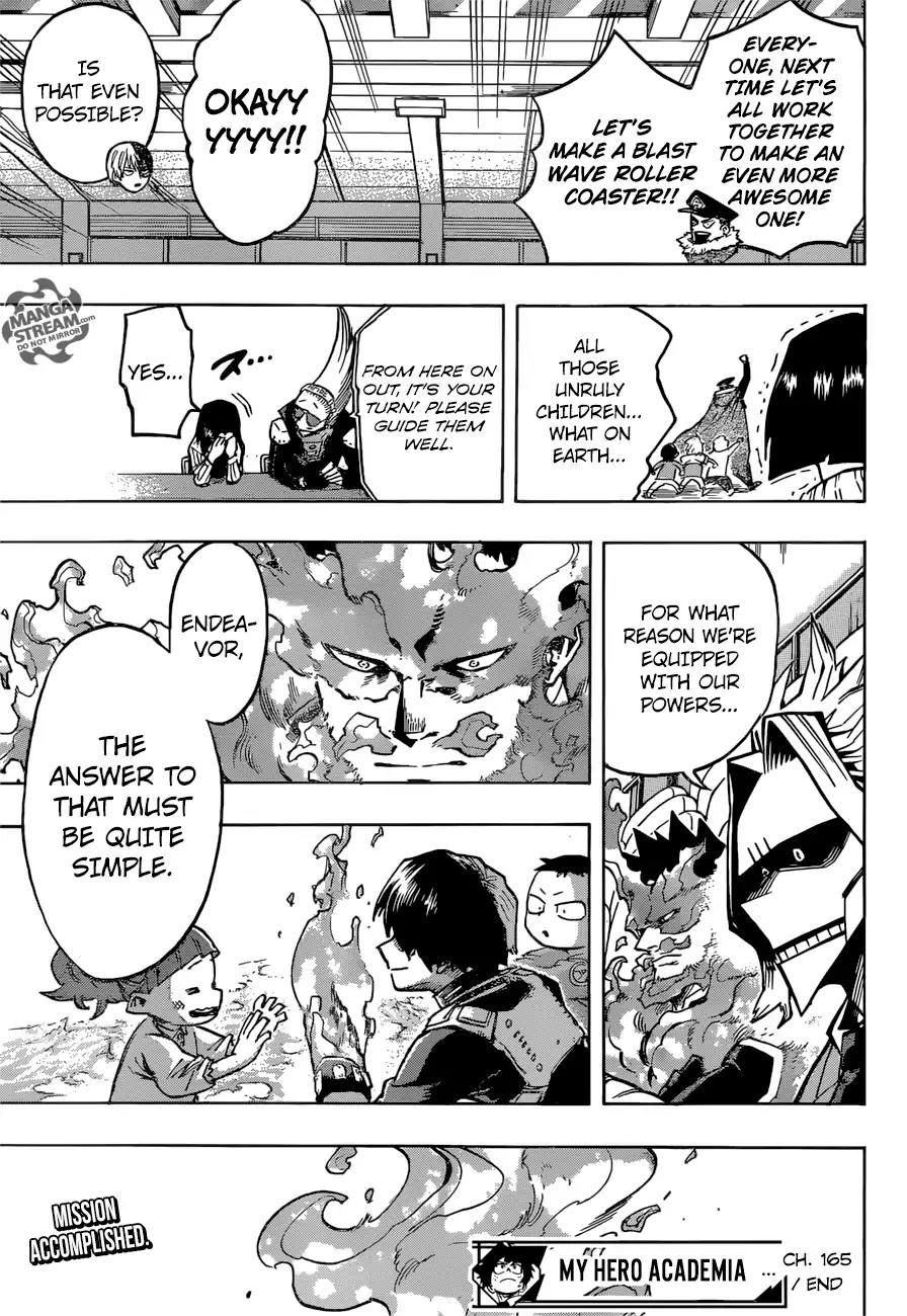 Boku no Hero Academia Chapter 166 page 17 - Chapter 166: A Warm Provisional License Training Course