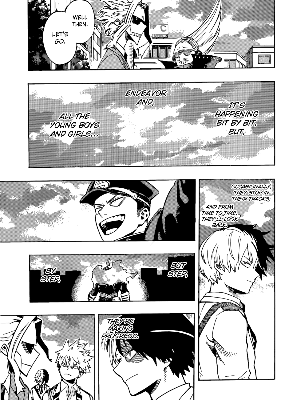 Boku no Hero Academia Chapter 167 page 10 - Chapter 167: A Hero's Starting Line