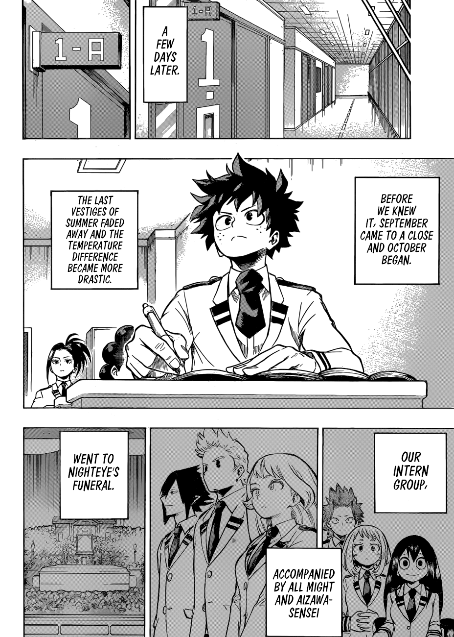 Boku no Hero Academia Chapter 167 page 11 - Chapter 167: A Hero's Starting Line
