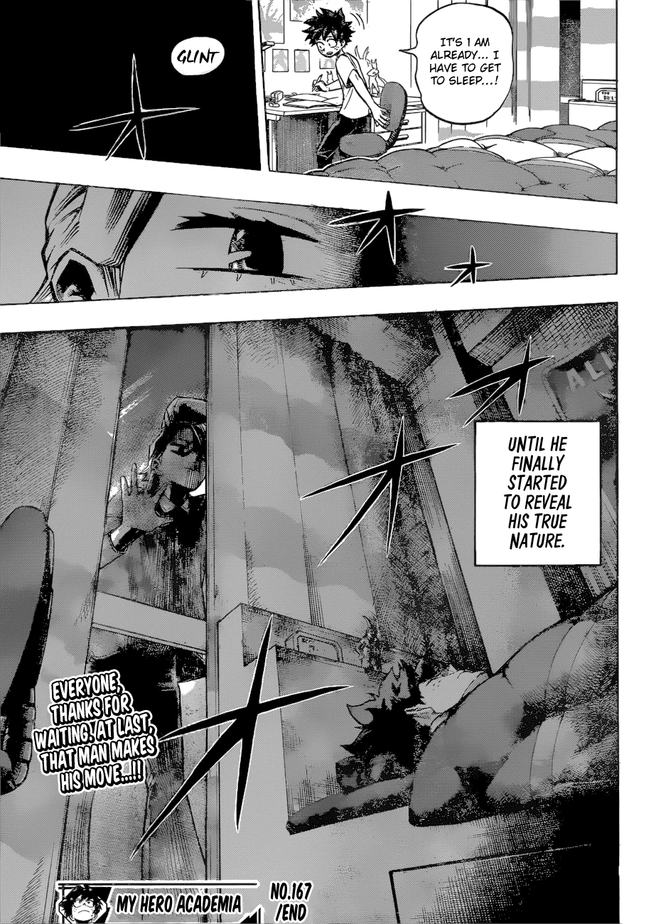 Boku no Hero Academia Chapter 167 page 18 - Chapter 167: A Hero's Starting Line