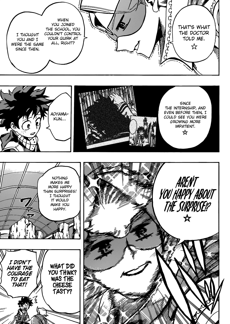Boku no Hero Academia Chapter 168 page 16 - Chapter 168: A Collection of Aoyama’s Eccentricities