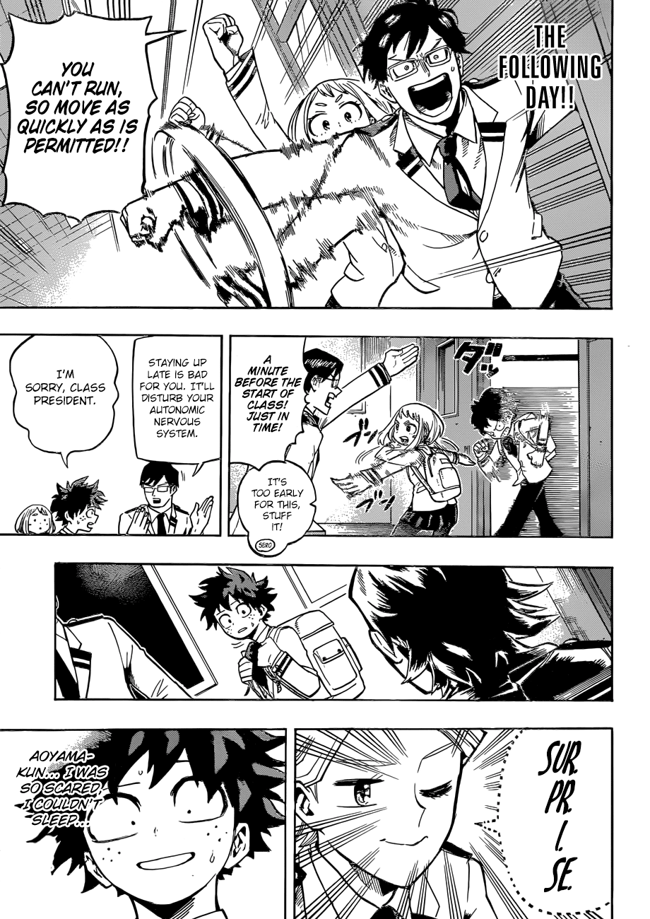 Boku no Hero Academia Chapter 168 page 6 - Chapter 168: A Collection of Aoyama’s Eccentricities