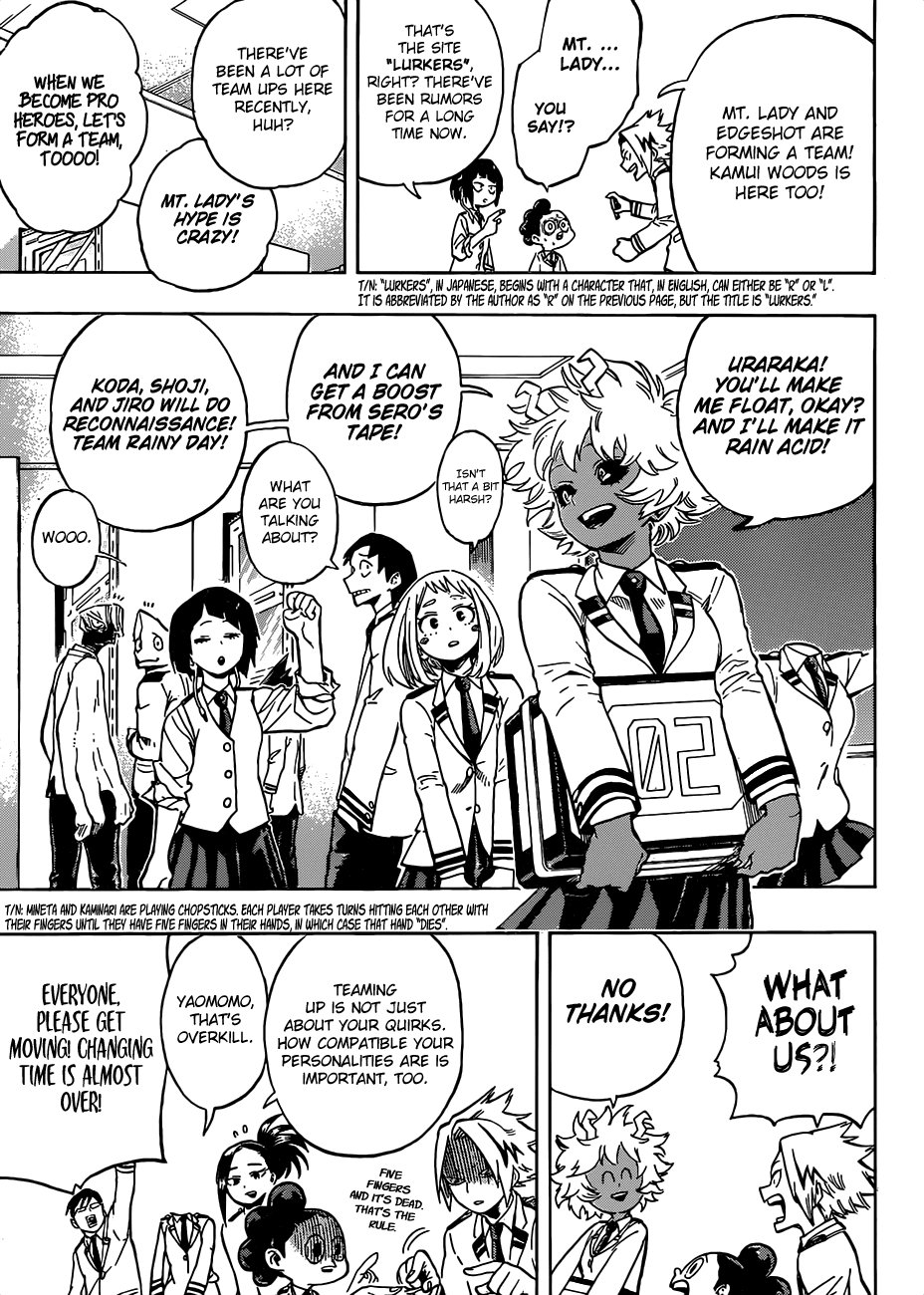 Boku no Hero Academia Chapter 168 page 8 - Chapter 168: A Collection of Aoyama’s Eccentricities