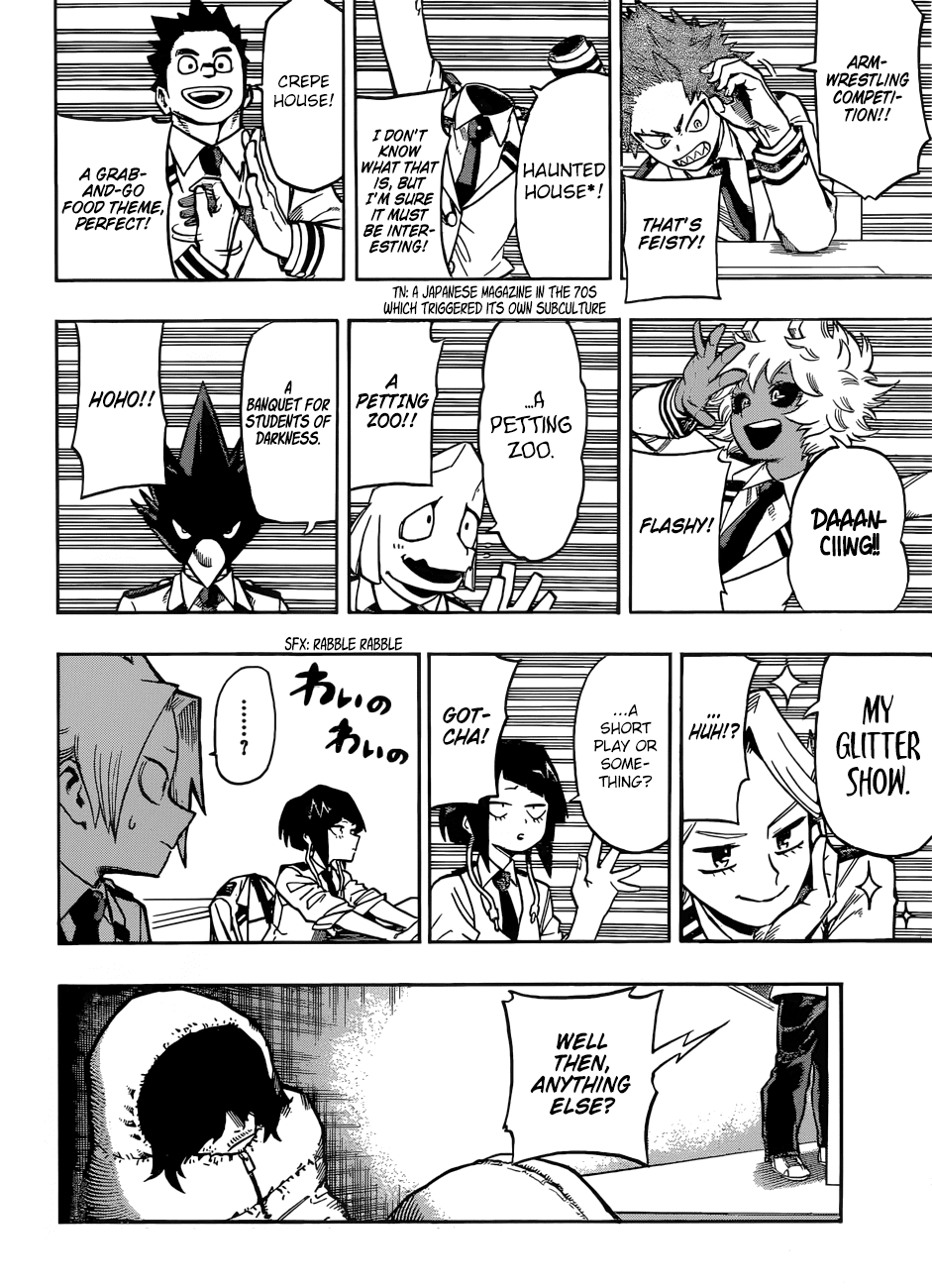 Boku no Hero Academia Chapter 169 page 10 - Chapter 169: The Culture Festival