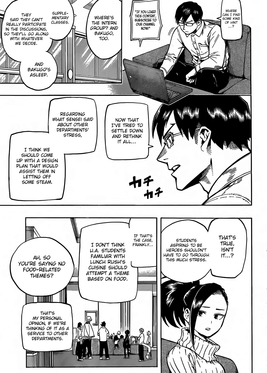 Boku no Hero Academia Chapter 169 page 13 - Chapter 169: The Culture Festival