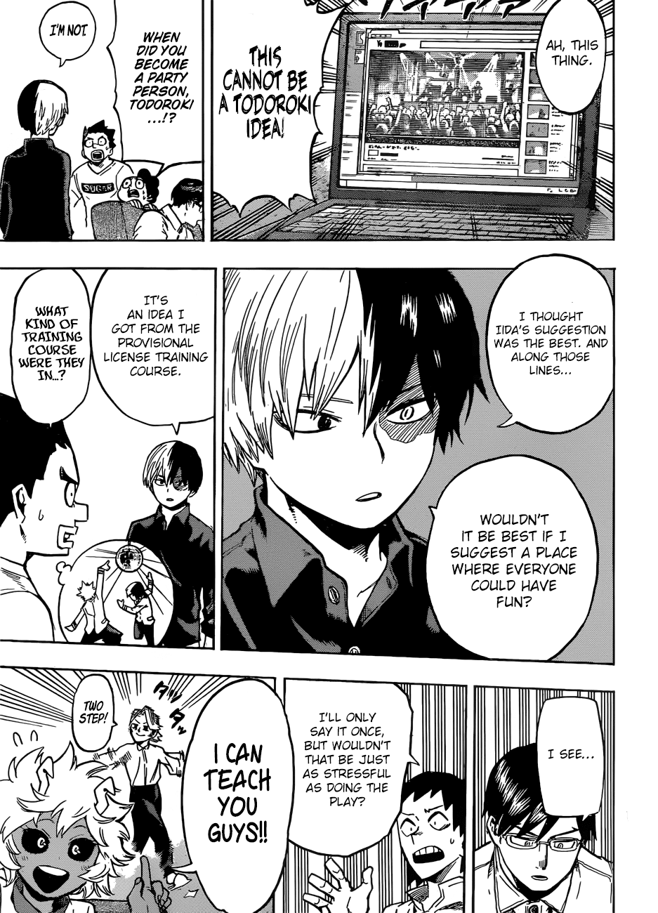 Boku no Hero Academia Chapter 169 page 15 - Chapter 169: The Culture Festival