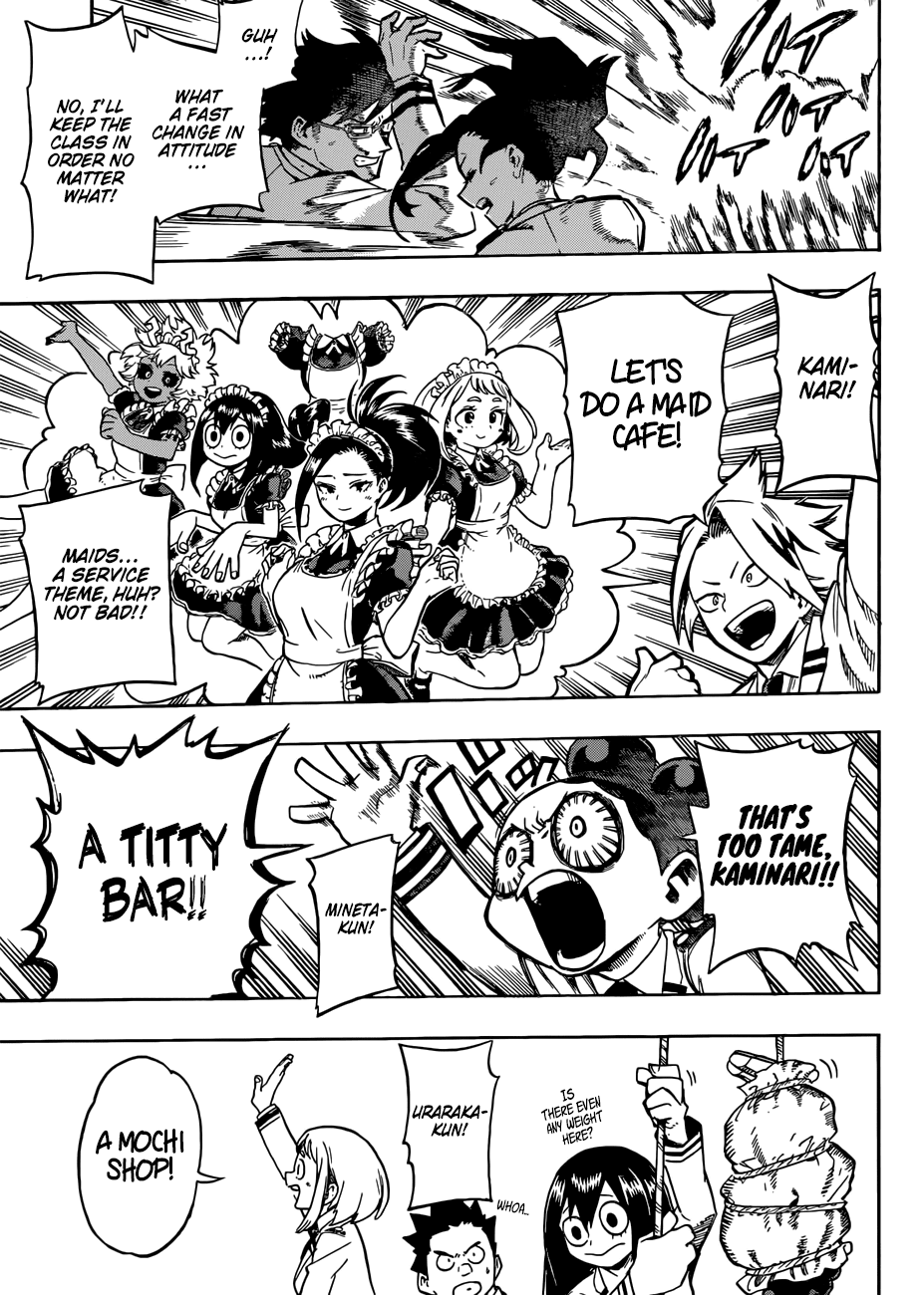 Boku no Hero Academia Chapter 169 page 9 - Chapter 169: The Culture Festival