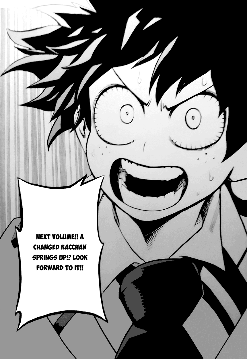 Boku no Hero Academia Chapter 17.5 page 14 - Chapter 17.5: Volume 2 Omake