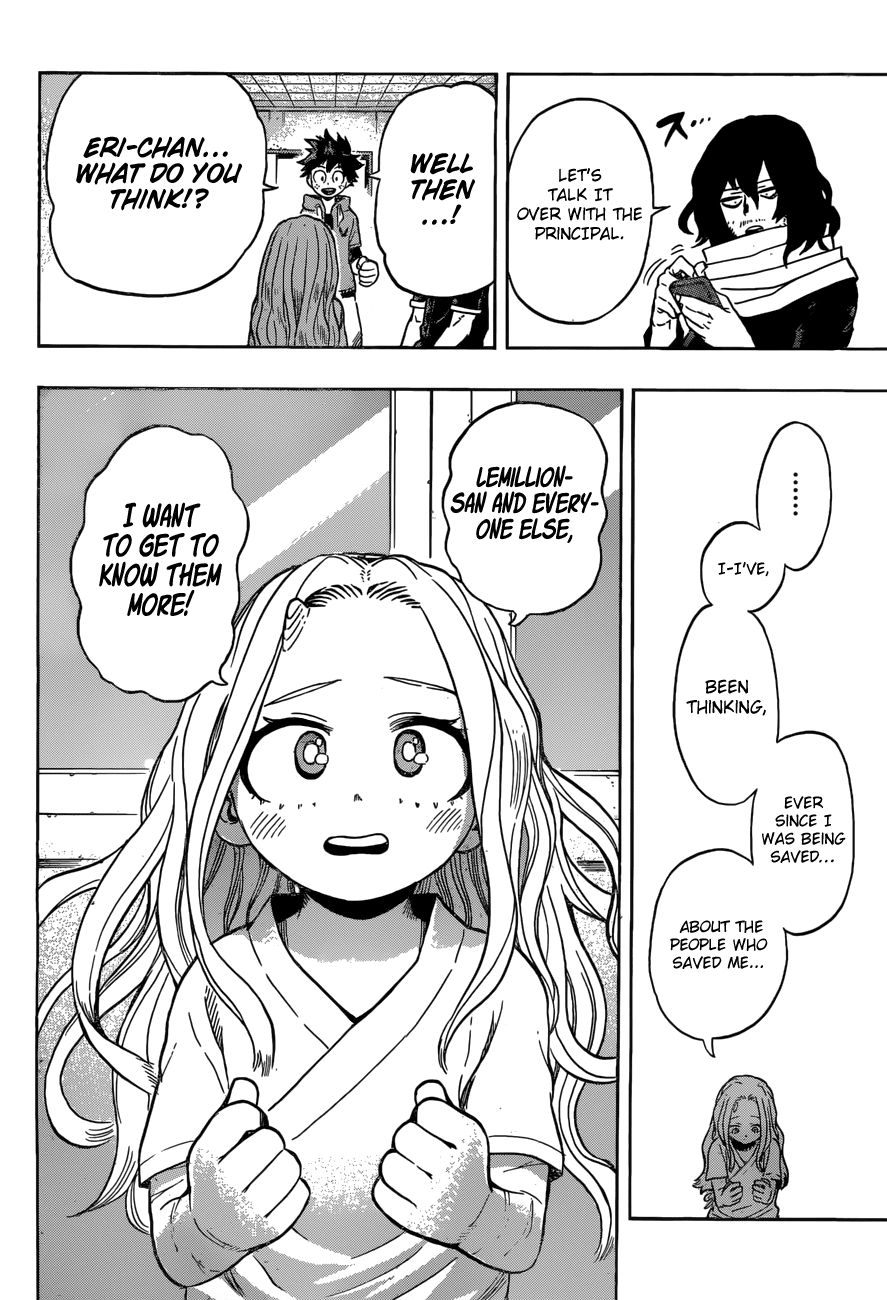 Boku no Hero Academia Chapter 170 page 11 - Chapter 170: Together with Eri-chan