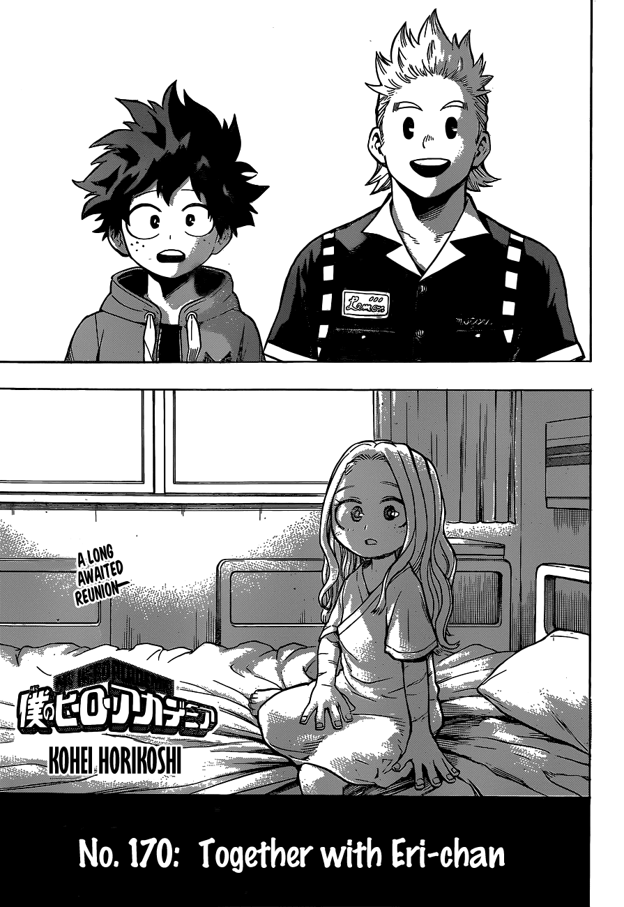 Boku no Hero Academia Chapter 170 page 2 - Chapter 170: Together with Eri-chan