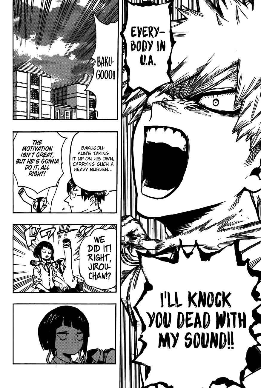 Boku no Hero Academia Chapter 171 page 15 - Chapter 171: Gentle and La Brava