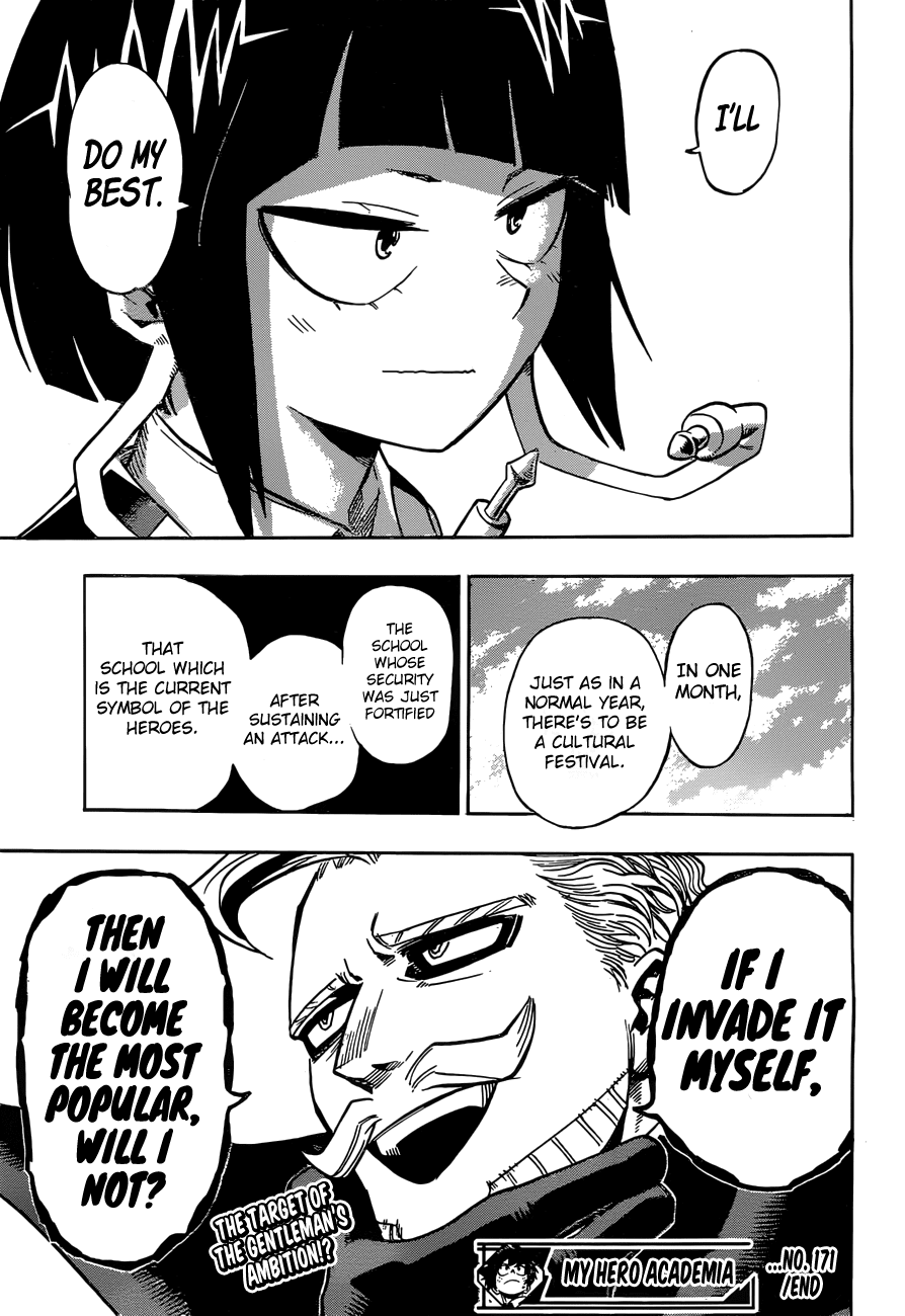 Boku no Hero Academia Chapter 171 page 16 - Chapter 171: Gentle and La Brava