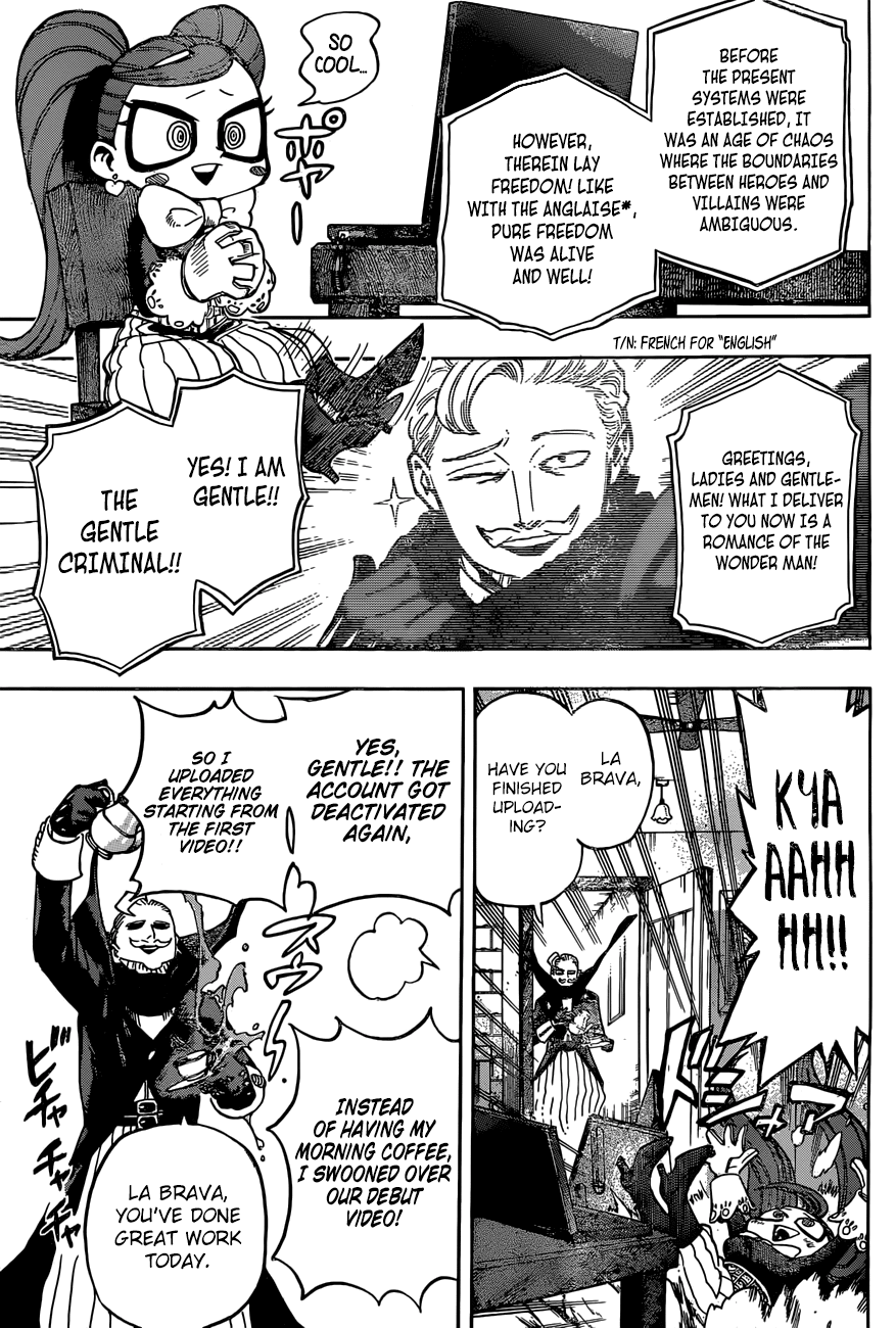 Boku no Hero Academia Chapter 171 page 4 - Chapter 171: Gentle and La Brava