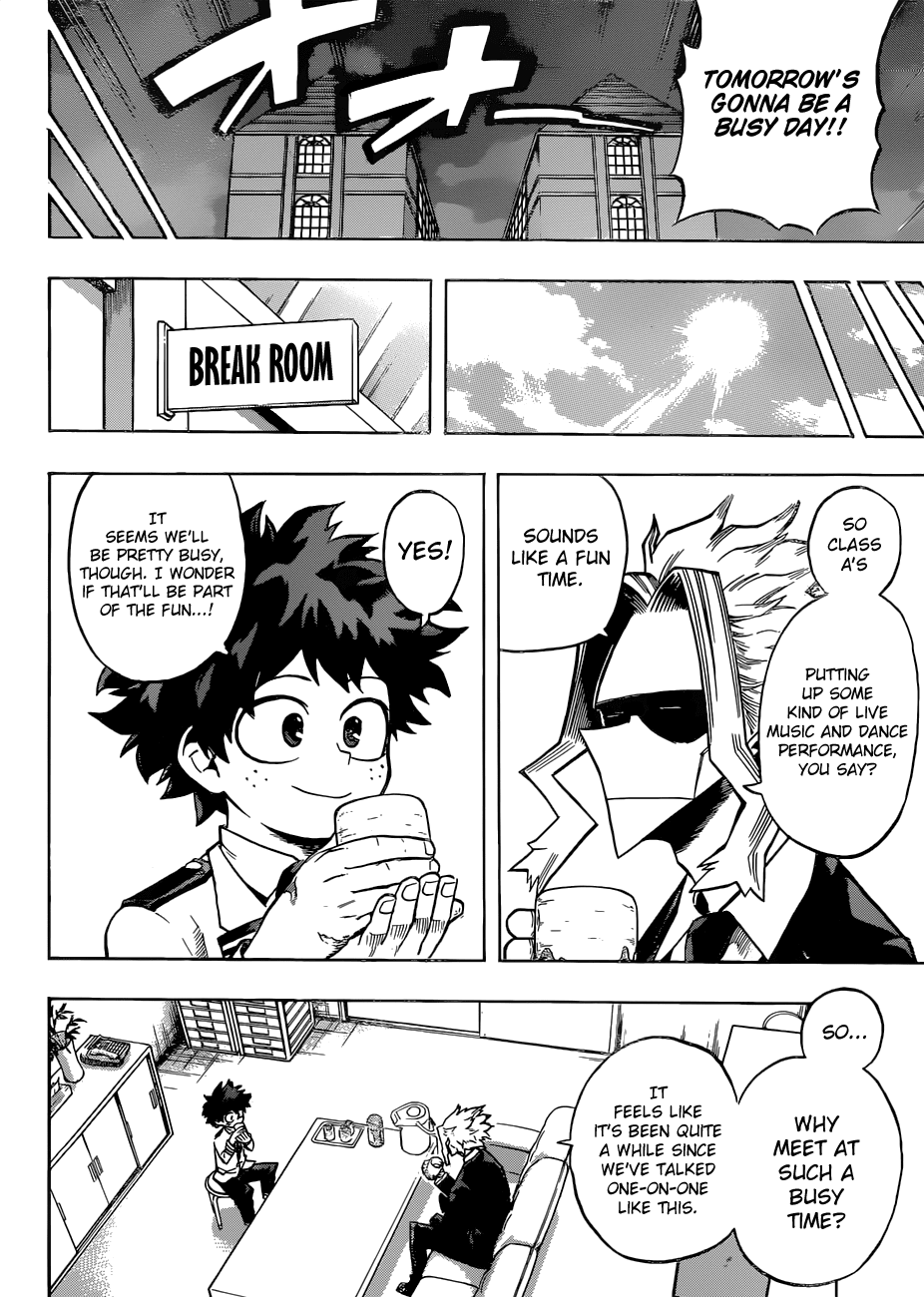 Boku no Hero Academia Chapter 172 page 10 - Chapter 172: The most enjoyable time is preparing for the cultural festival 1