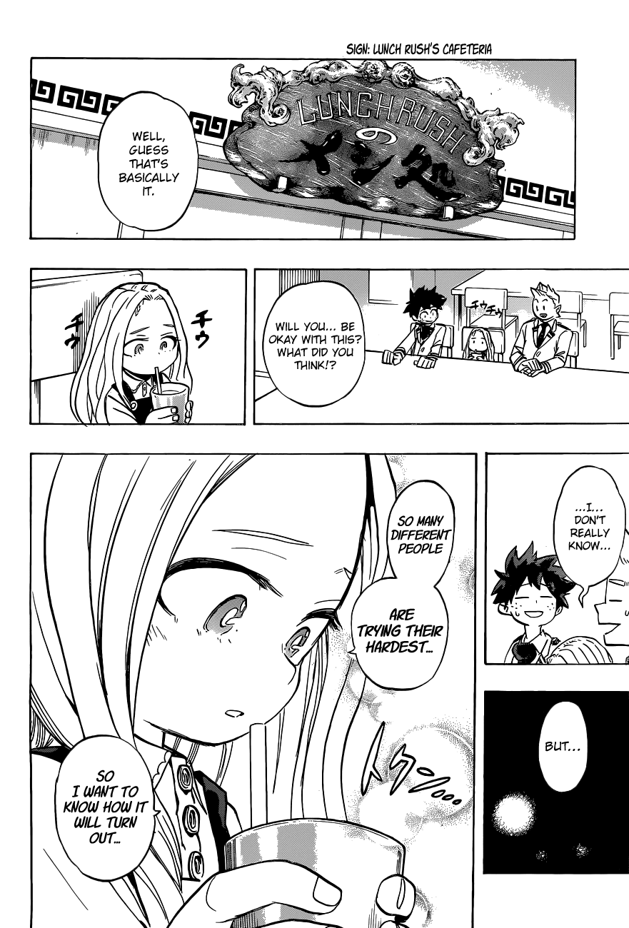 Boku no Hero Academia Chapter 173 page 13 - Chapter 173: The most enjoyable time is preparing for the cultural festival 2
