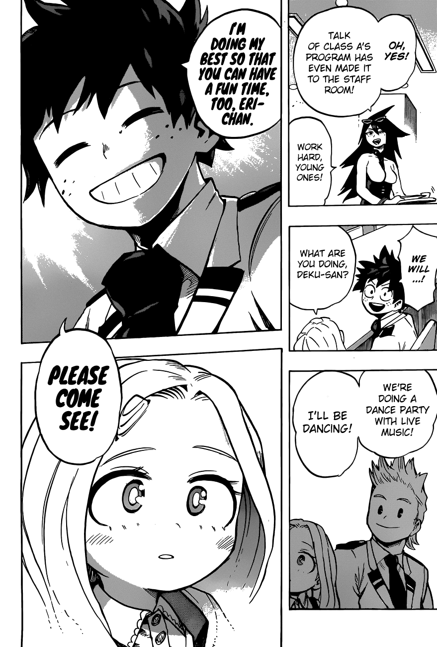 Boku no Hero Academia Chapter 173 page 17 - Chapter 173: The most enjoyable time is preparing for the cultural festival 2