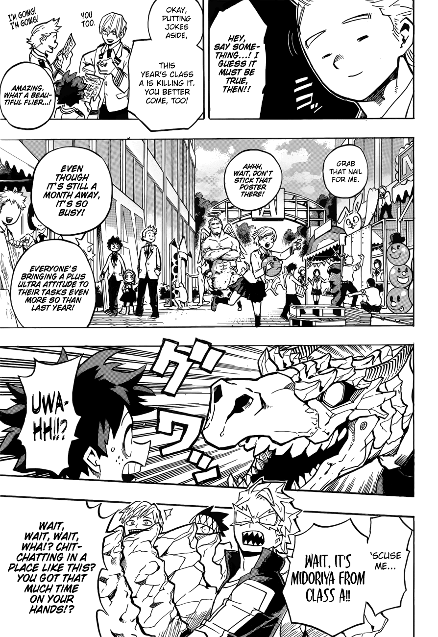 Boku no Hero Academia Chapter 173 page 6 - Chapter 173: The most enjoyable time is preparing for the cultural festival 2