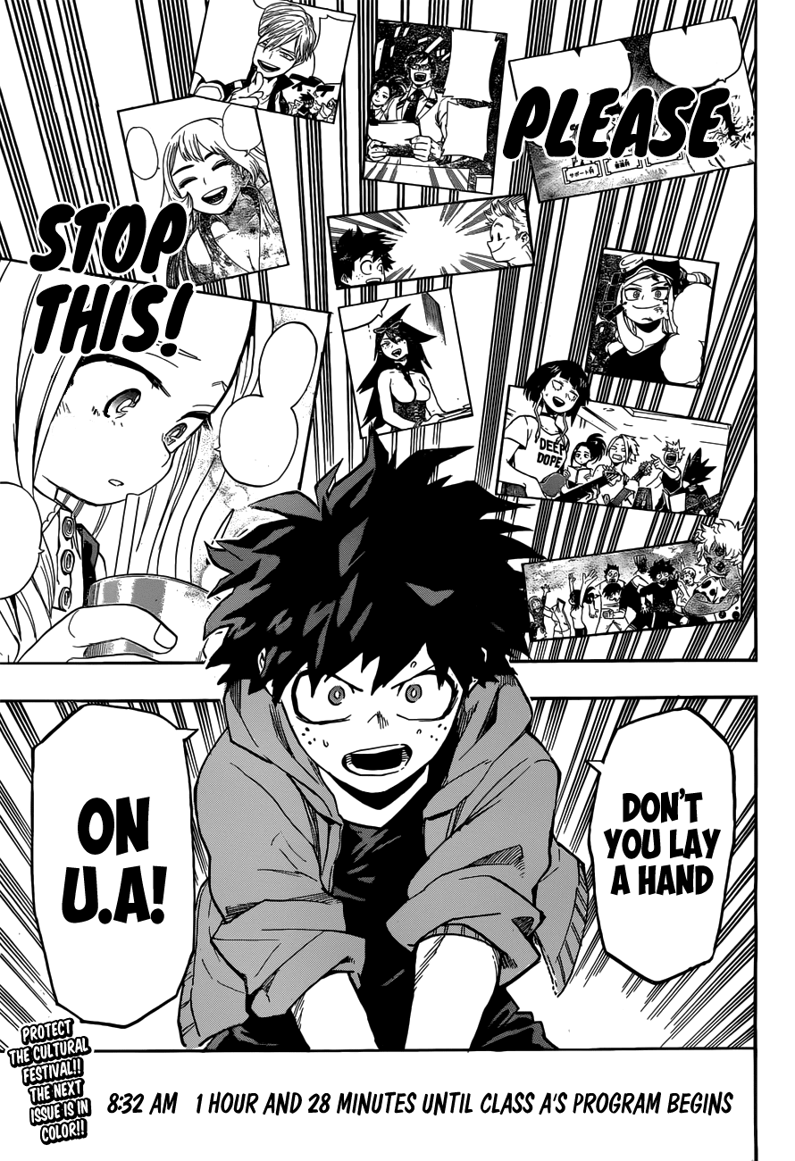 Boku no Hero Academia Chapter 175 page 16 - Chapter 175: The Morning on the Day of
