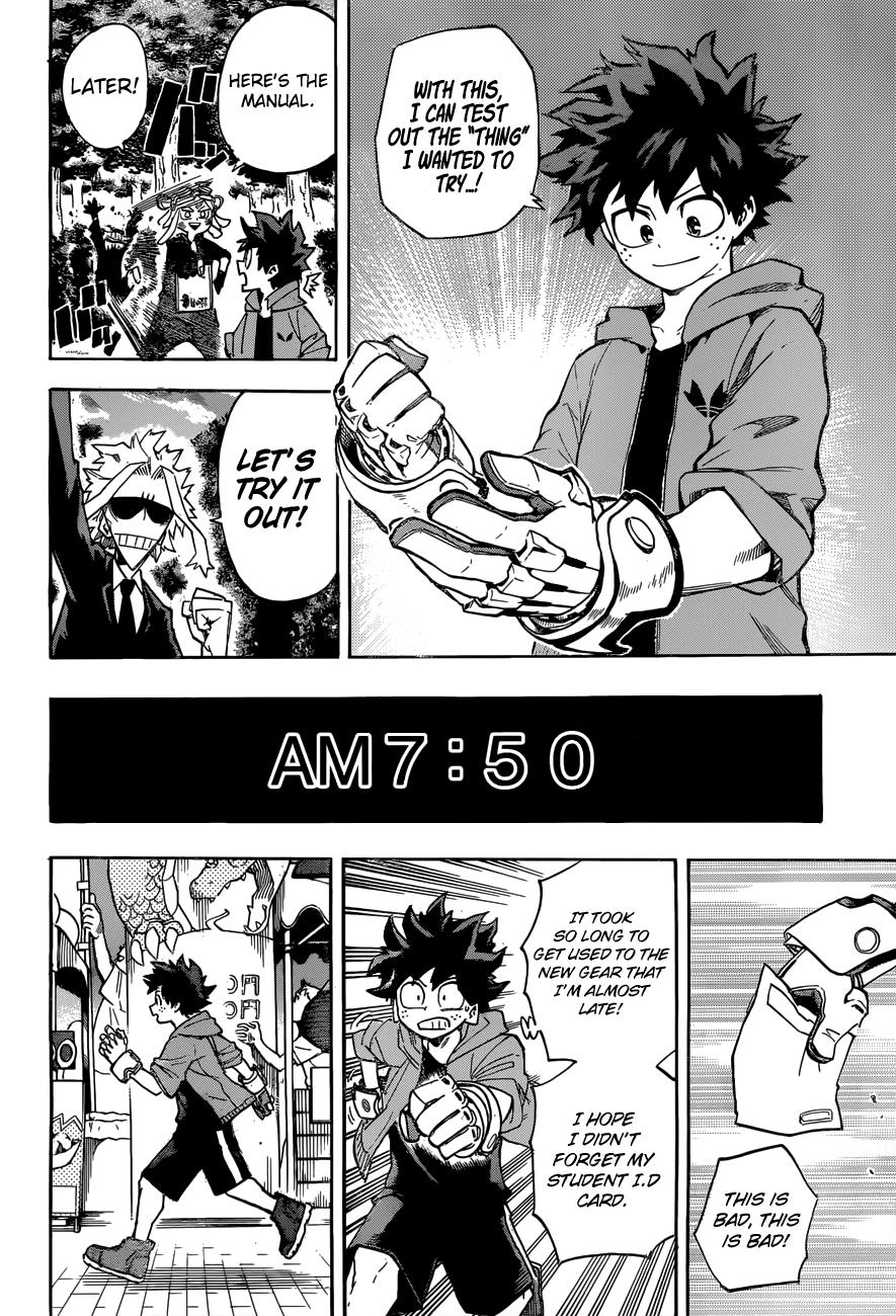 Boku no Hero Academia Chapter 175 page 9 - Chapter 175: The Morning on the Day of