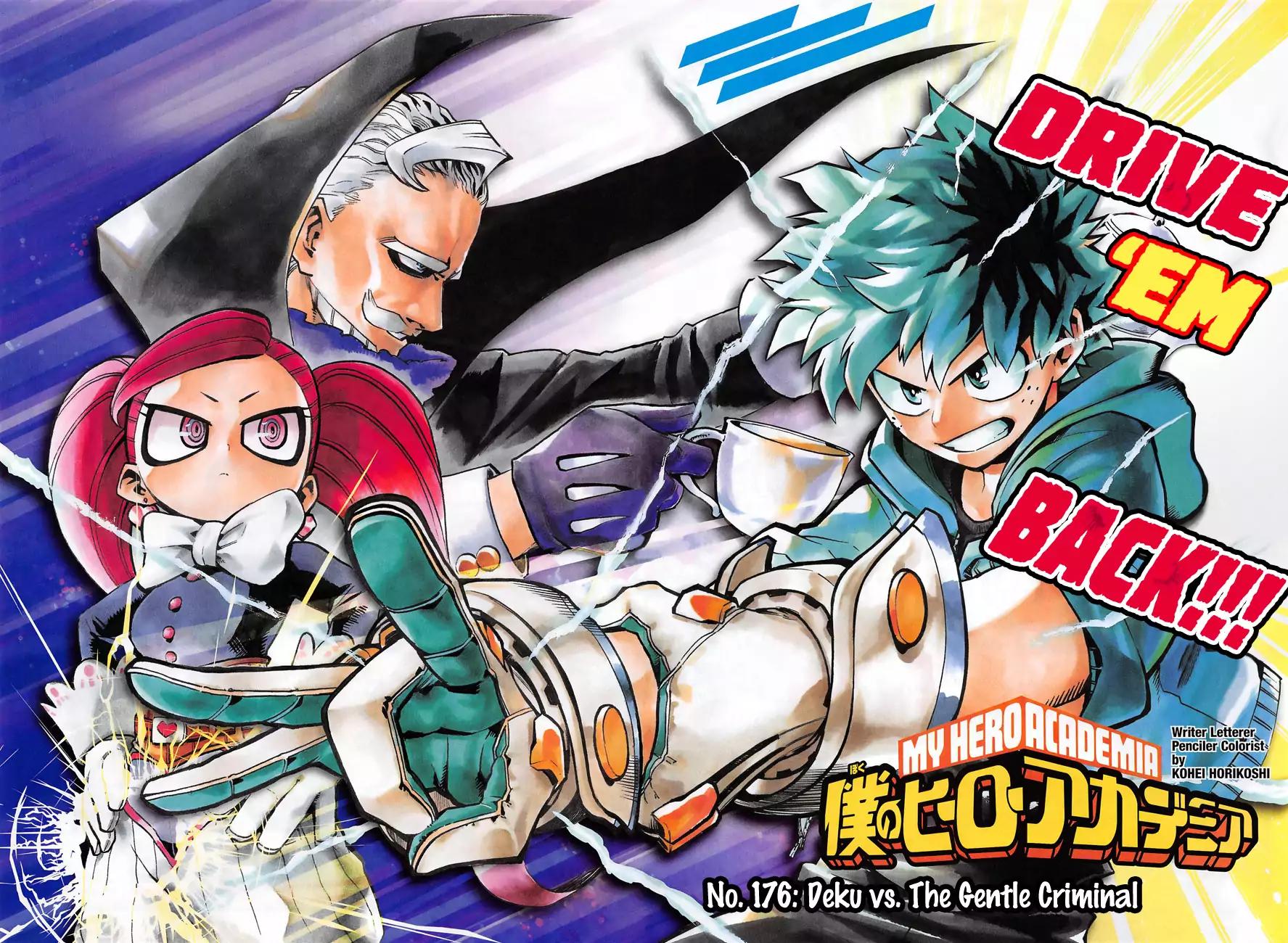 Boku no Hero Academia Chapter 176 page 3 - Chapter 176: Deku vs The Gentle Criminal