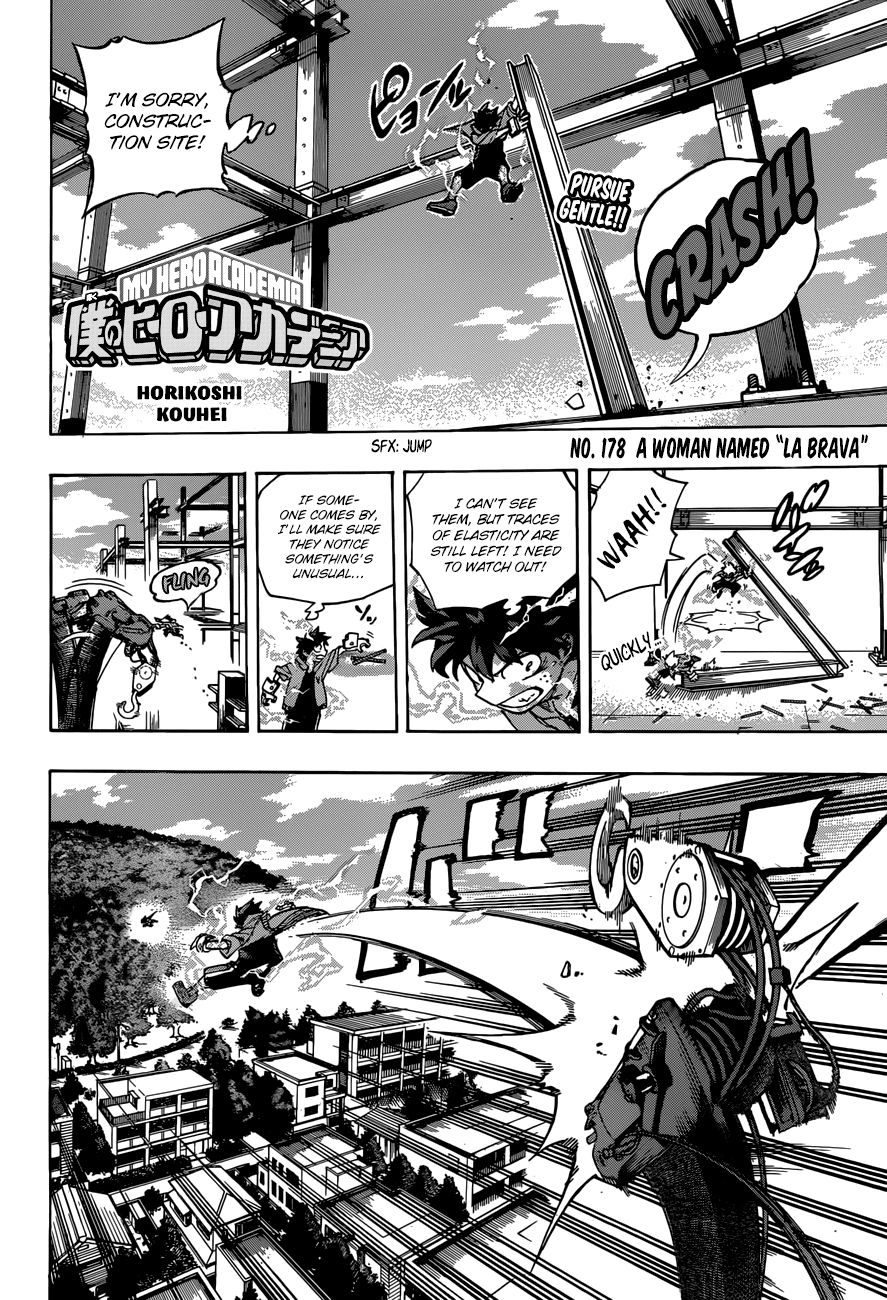 Boku no Hero Academia Chapter 178 page 5 - Chapter 178: A Woman Named "La Brava"