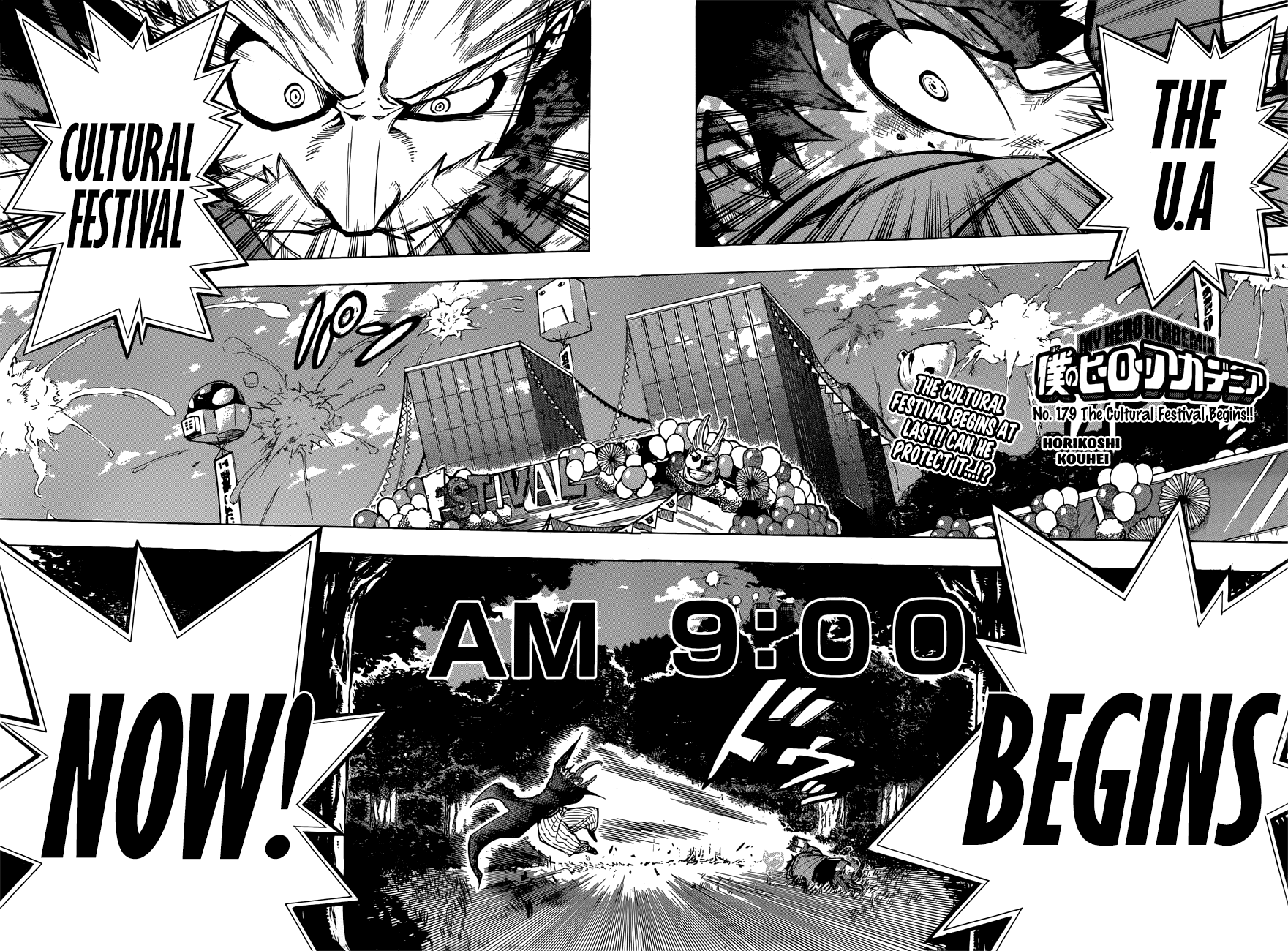 Boku no Hero Academia Chapter 179 page 3 - Chapter 179: The Cultural Festival Begins
