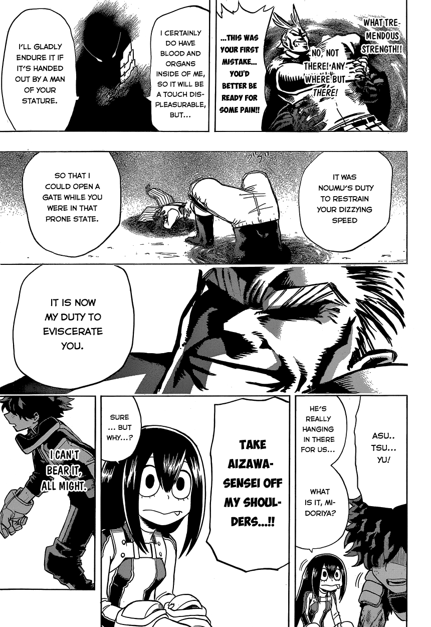 Boku no Hero Academia Chapter 18 page 14 - Chapter 18: Our Heroes Counterattack!
