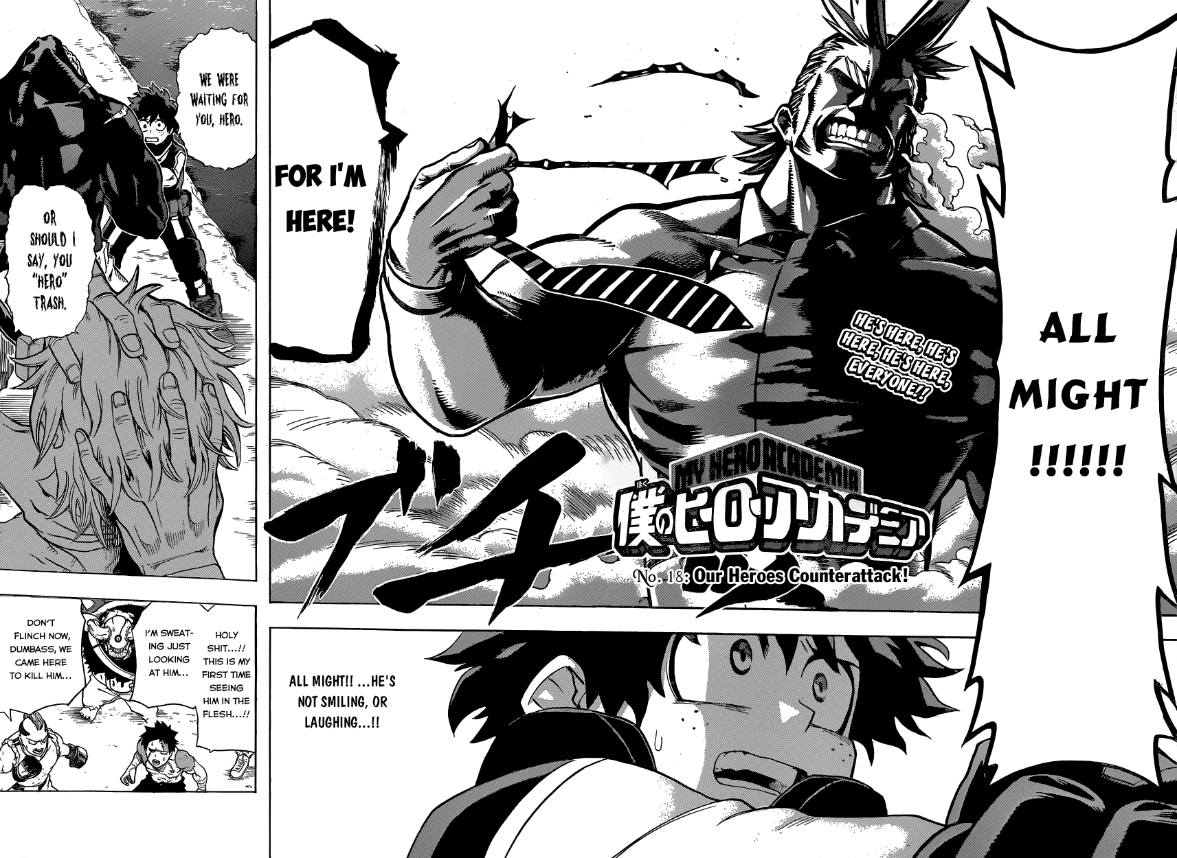 Boku no Hero Academia Chapter 18 page 4 - Chapter 18: Our Heroes Counterattack!