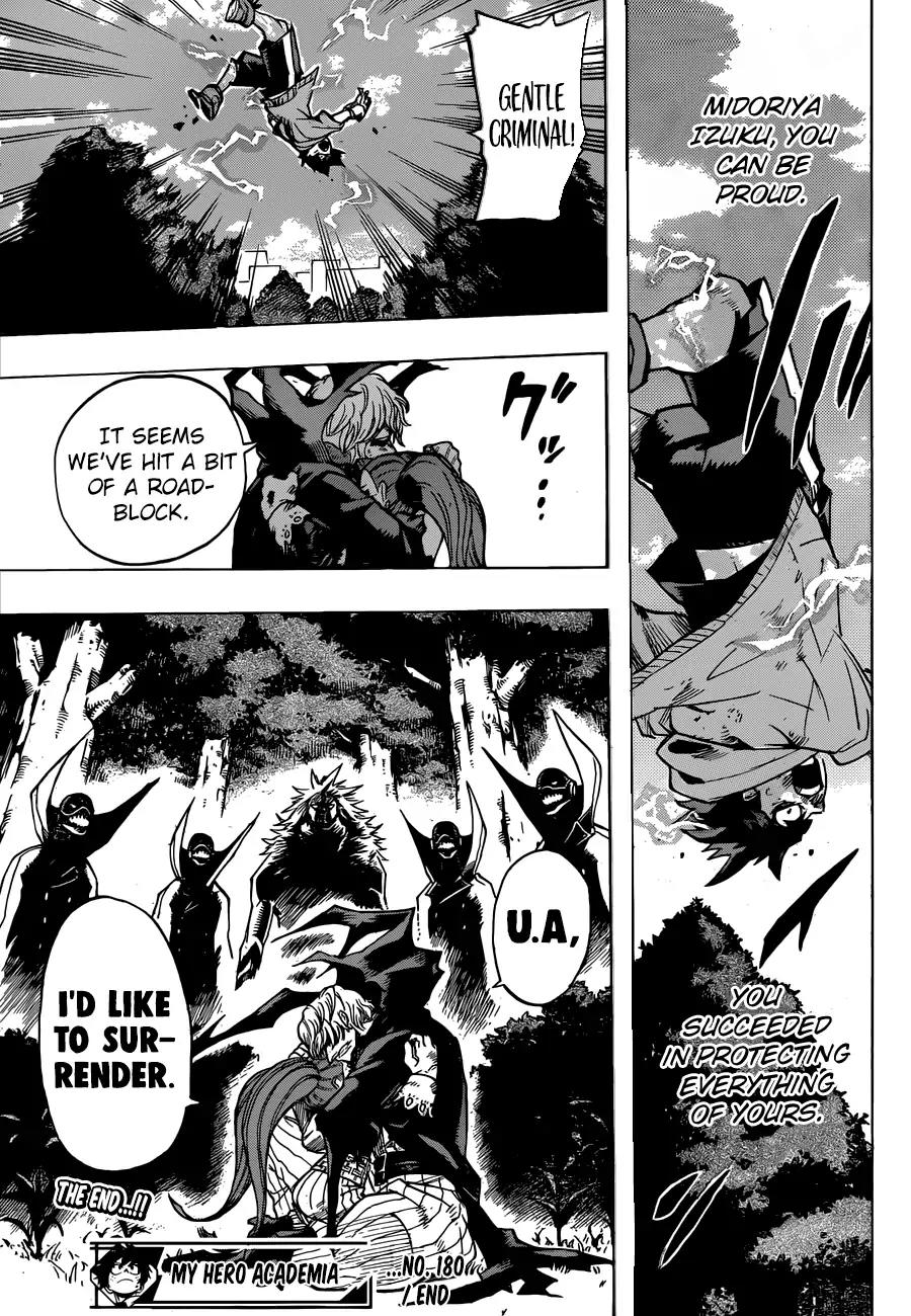 Boku no Hero Academia Chapter 180 page 17 - Chapter 180: Going Unnoticed